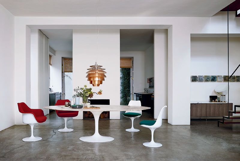 Tulip Armchair / Tulpen Armlehnenstuhl drehbar Knoll International
