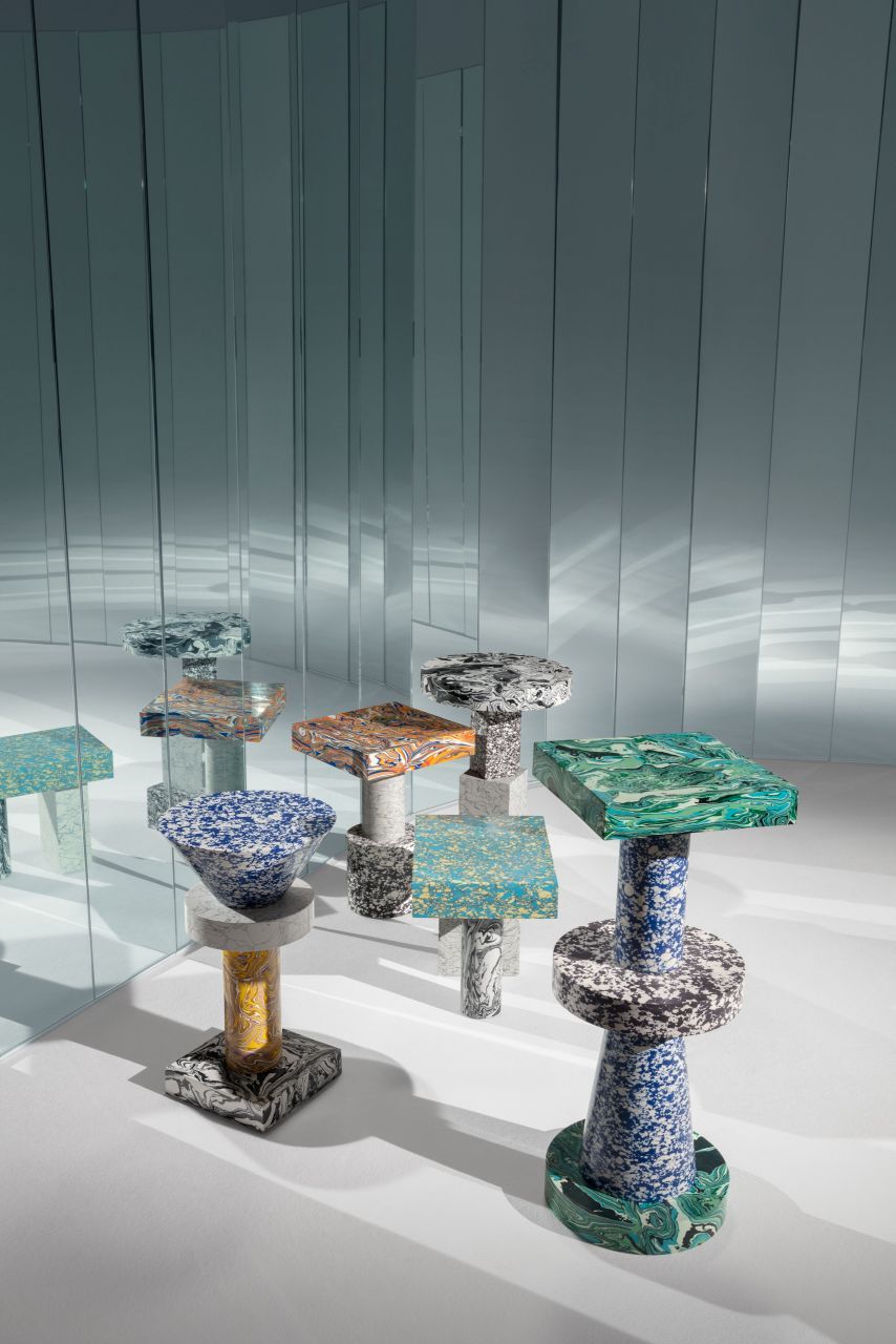 Swirl Table Low Beistelltisch Tom Dixon
