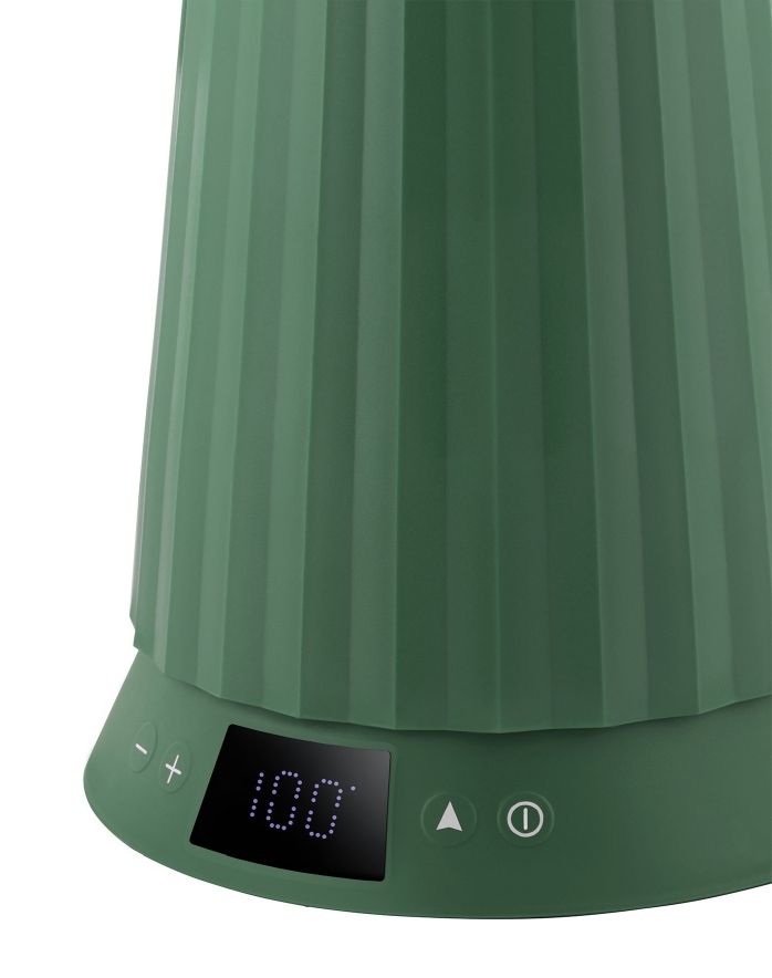 MDL21 Plissé Wasserkocher mit Temperaturregelung Alessi Grün