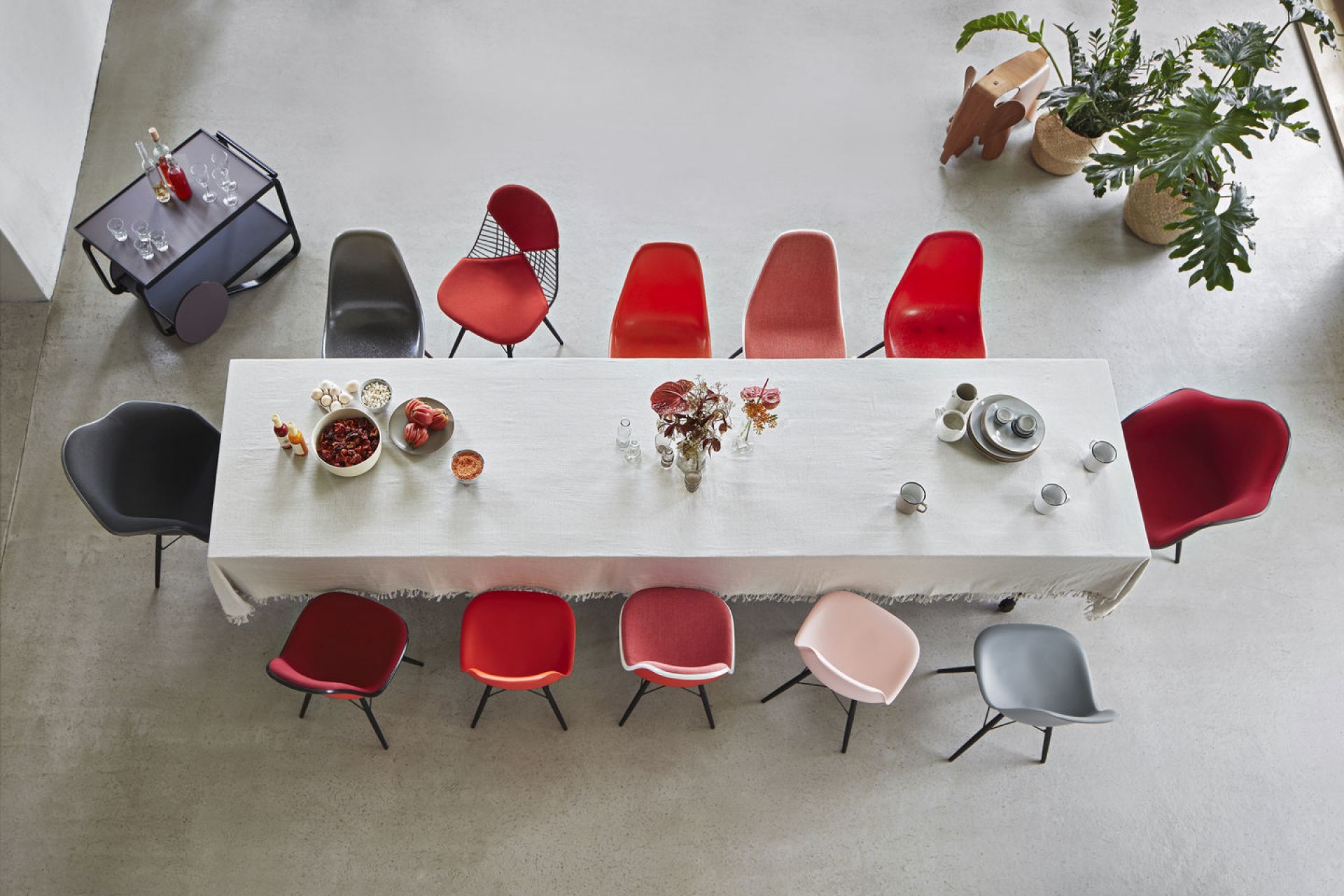 Eames Plastic Armchair DAR Stuhl Vitra