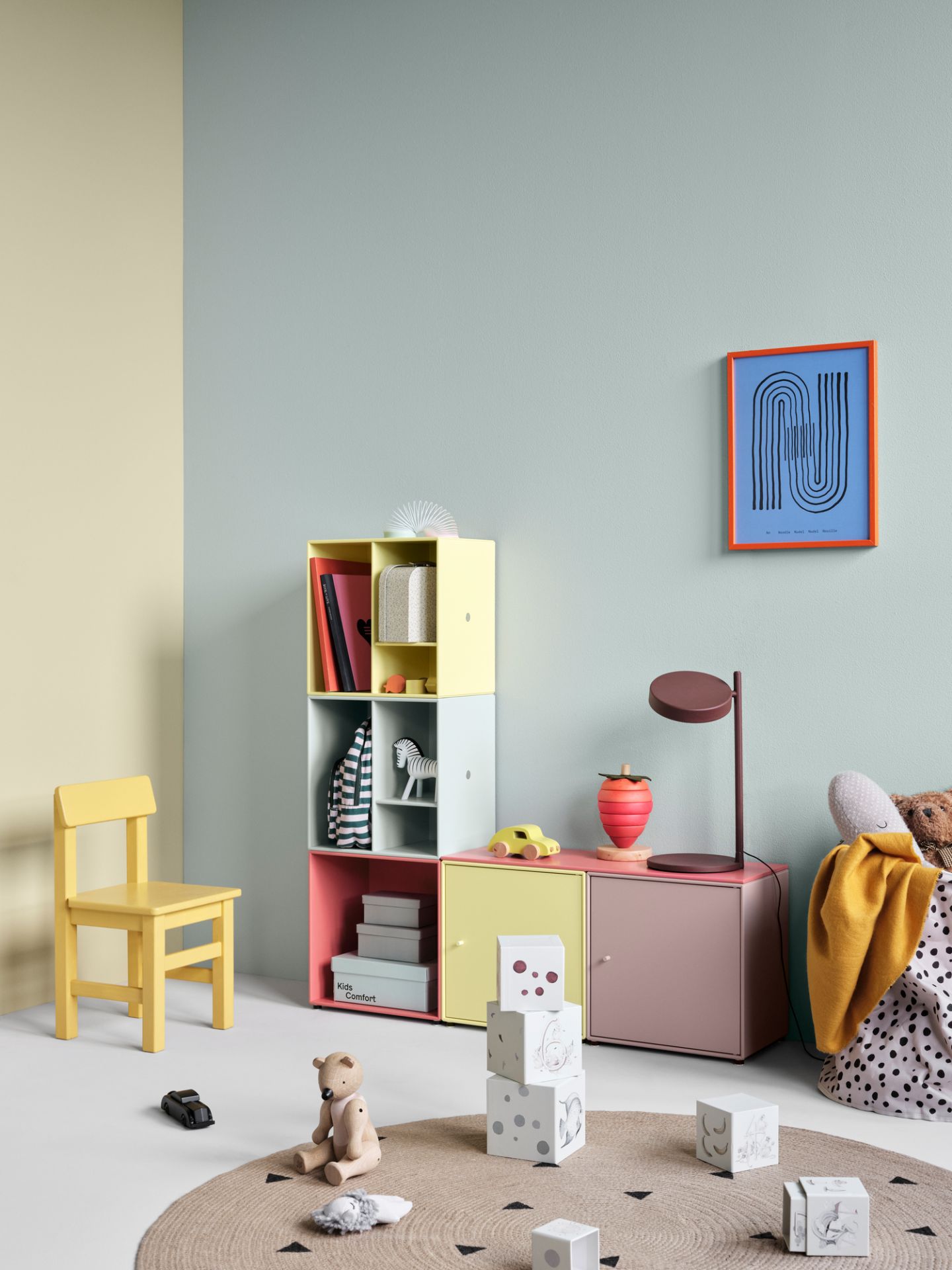 Mini Modul mit Regalböden Nordic Montana QUICK SHIP