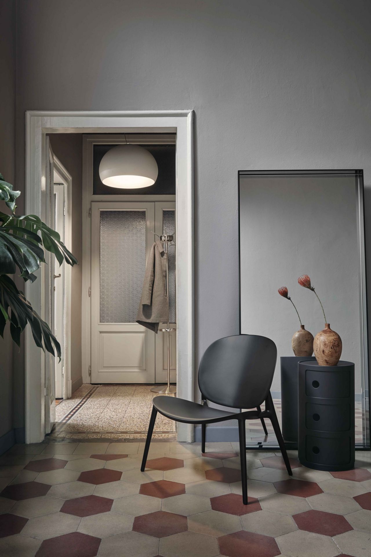 Be Bop Outdoorsessel Kartell Schwarz