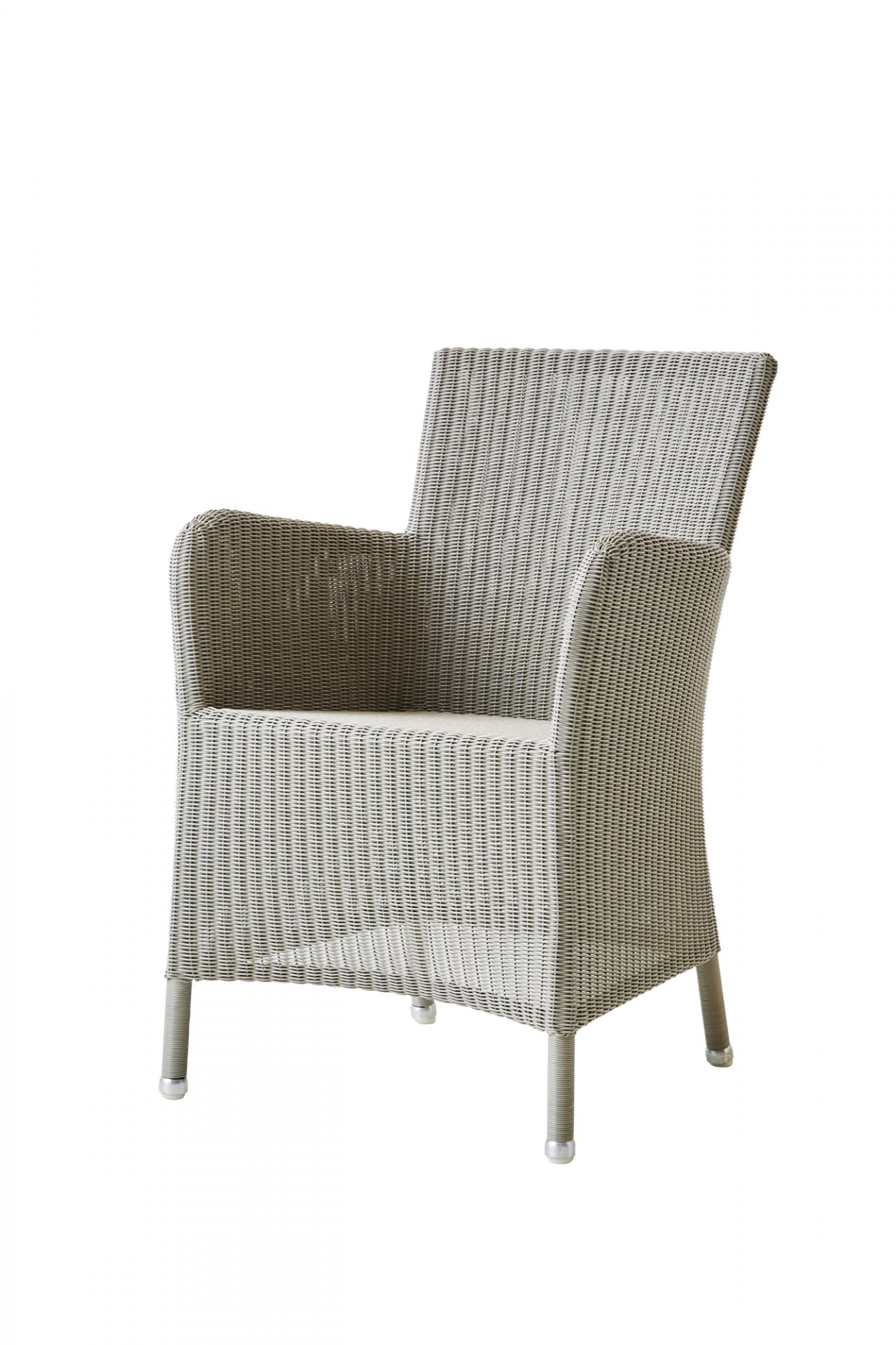 Braungrauer Cane-Line Hampsted Outdoor Sessel aus Rattan für Garten und Terrasse.