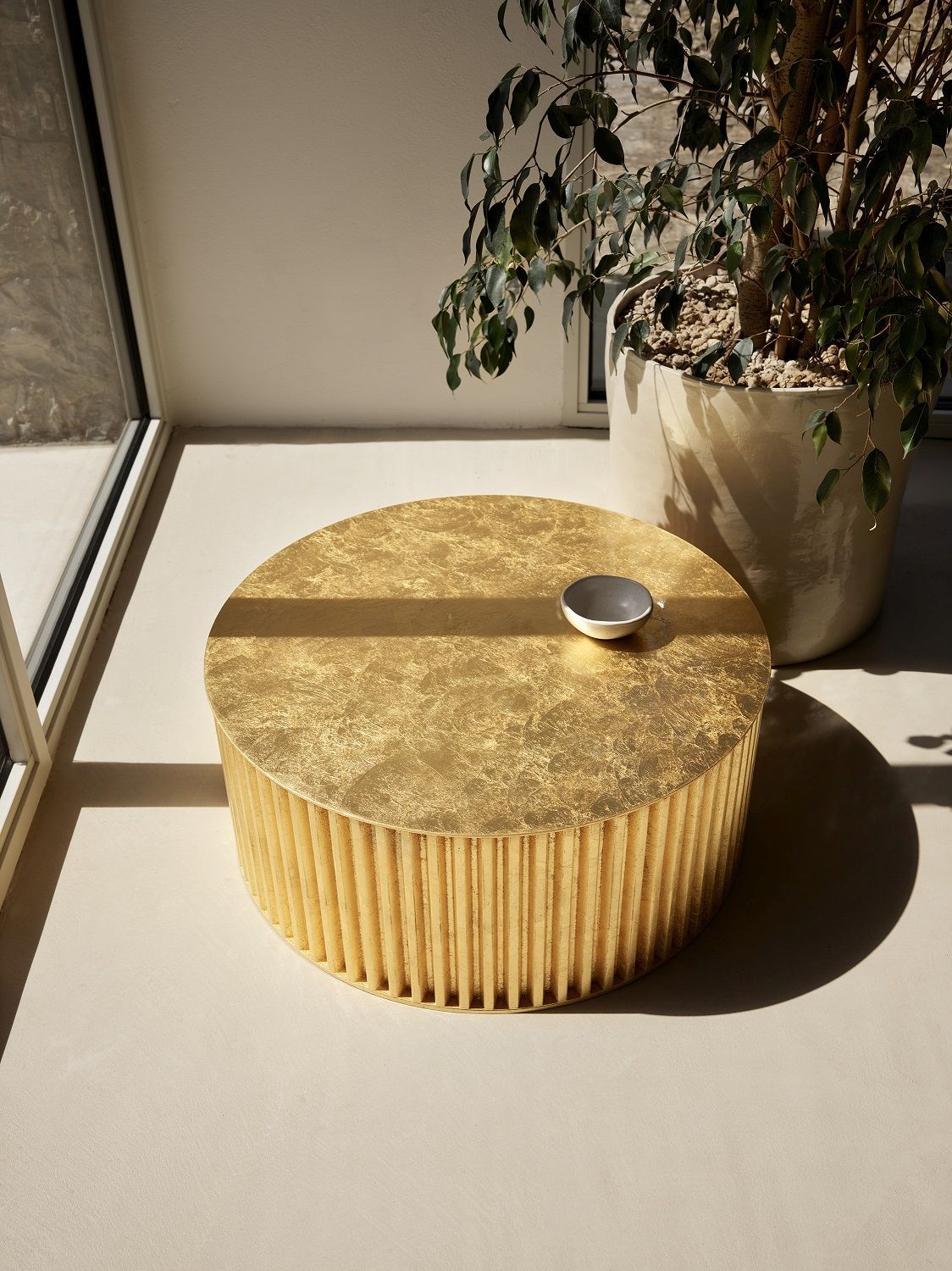 Herclino Coffee table Couchtisch Indoor Gold Opinion Ciatti 