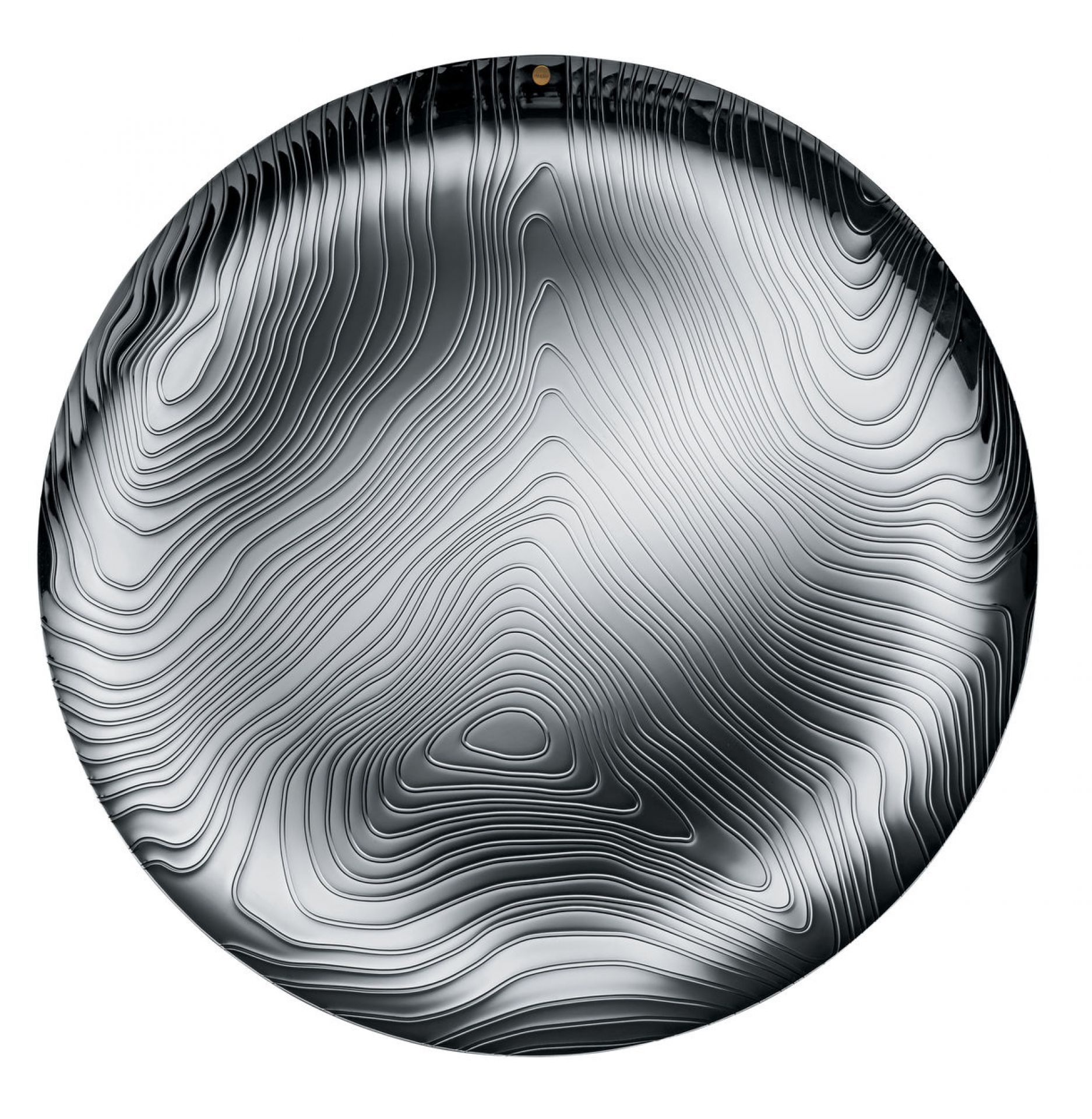PU07 Veneer Tablett Edelstahl Alessi EINZELSTÜCK