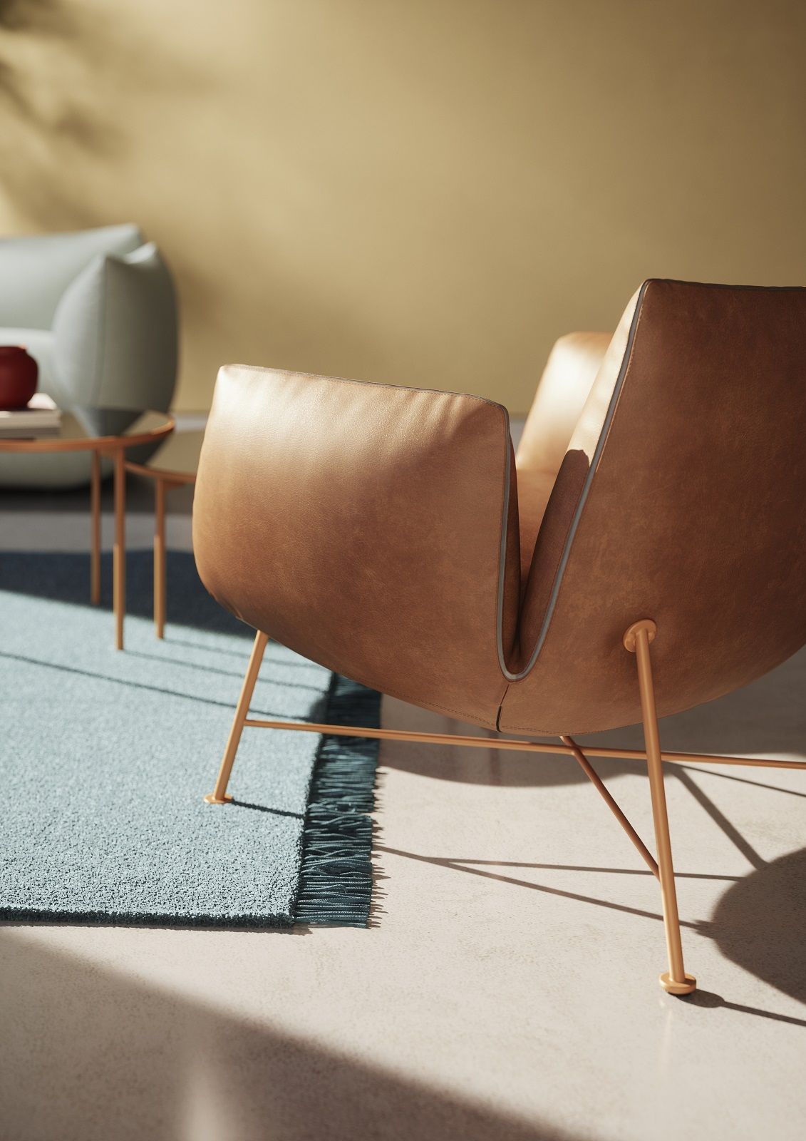 Jalis Clubsessel / Loungesessel Drahtgestell Cor