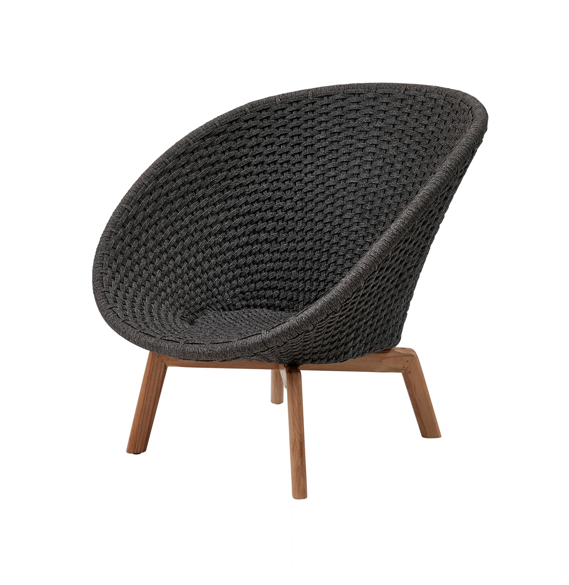 Peacock Outdoor Loungesessel Rope Cane-Line hellgrau