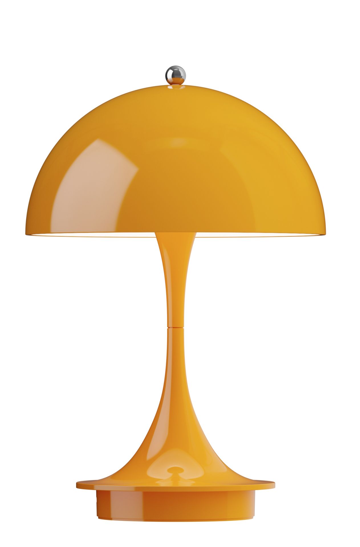 Panthella 160 Portable V3 Akku LED-Tischleuchte Indoor/Outdoor Louis Poulsen Undurchsichtig orange
