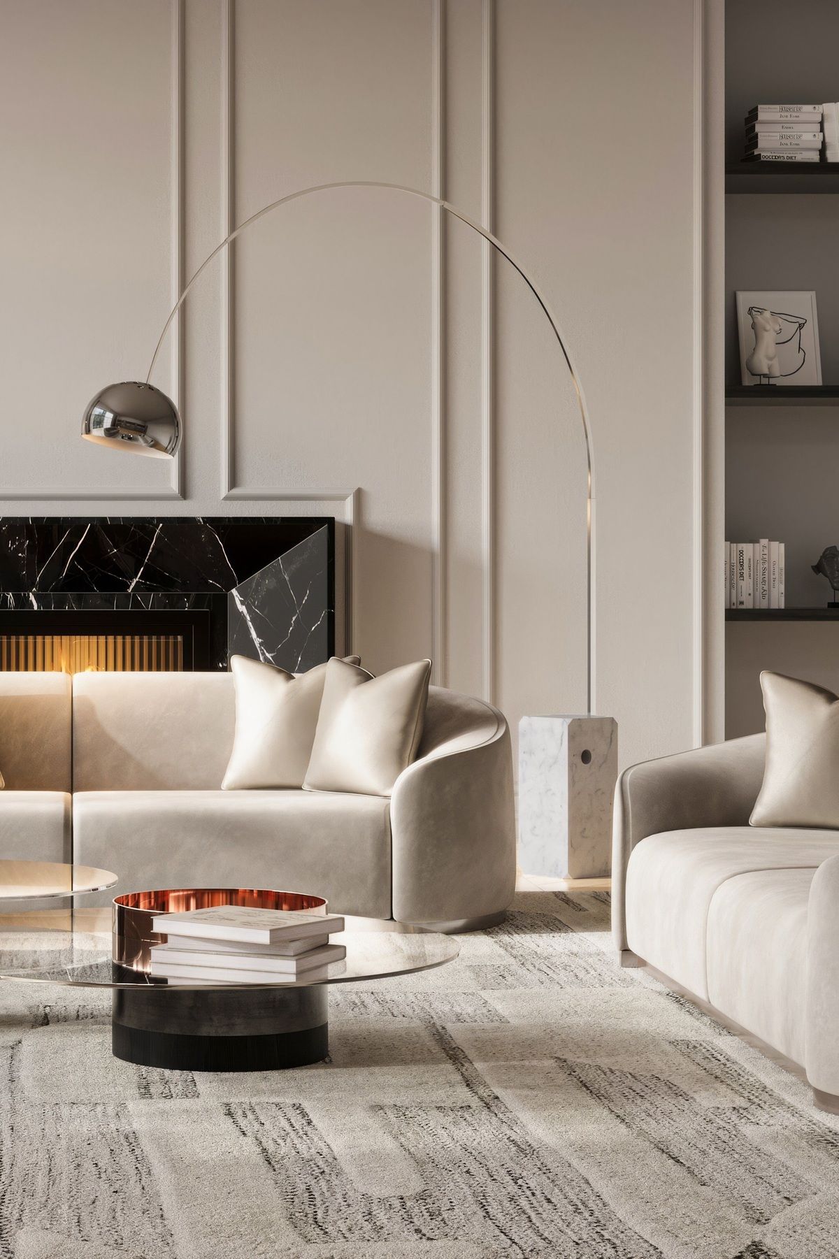 Arco LED Stehleuchte Flos