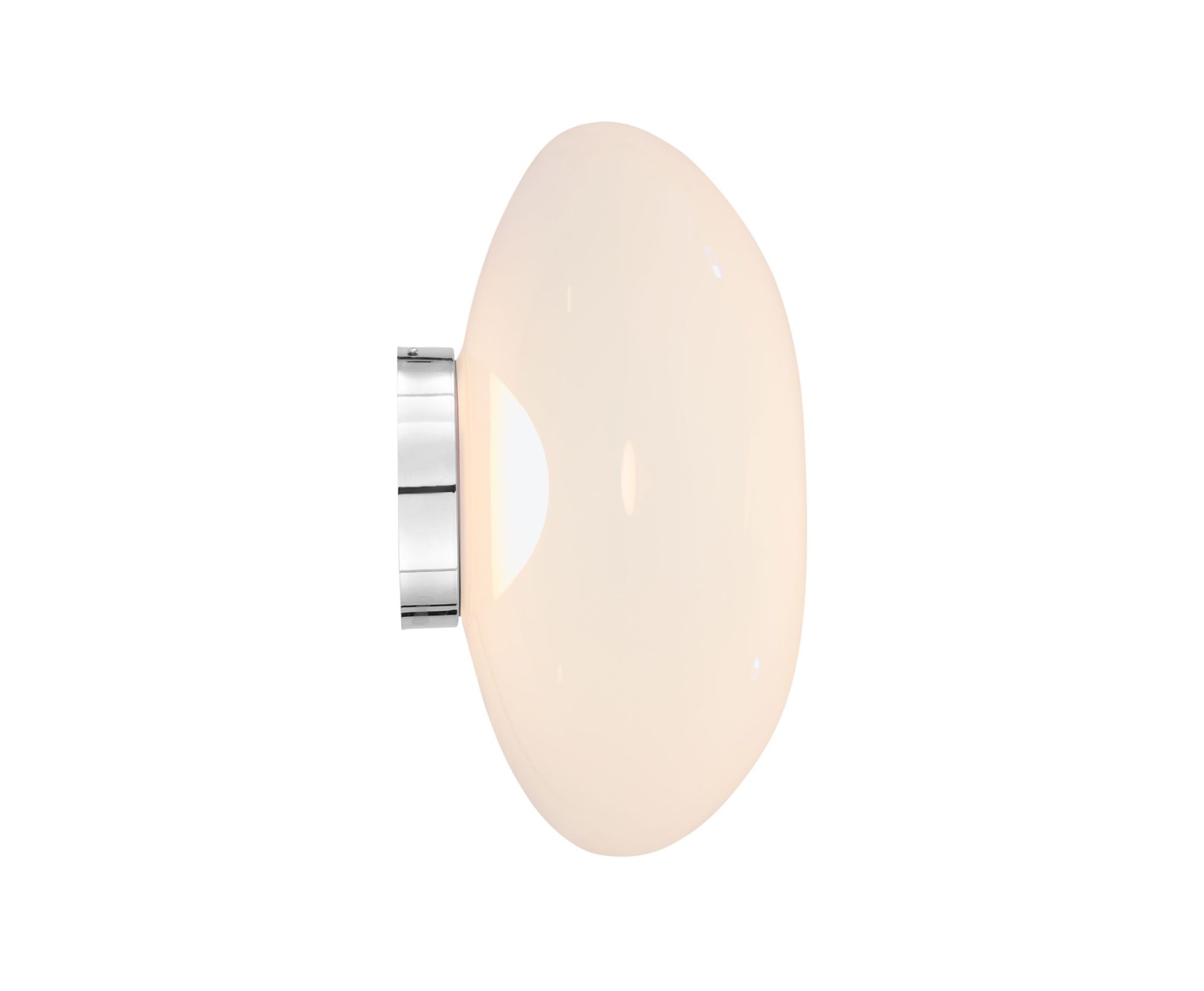 Melt Surface LED-Wandleuchte Opal - Silber Tom Dixon