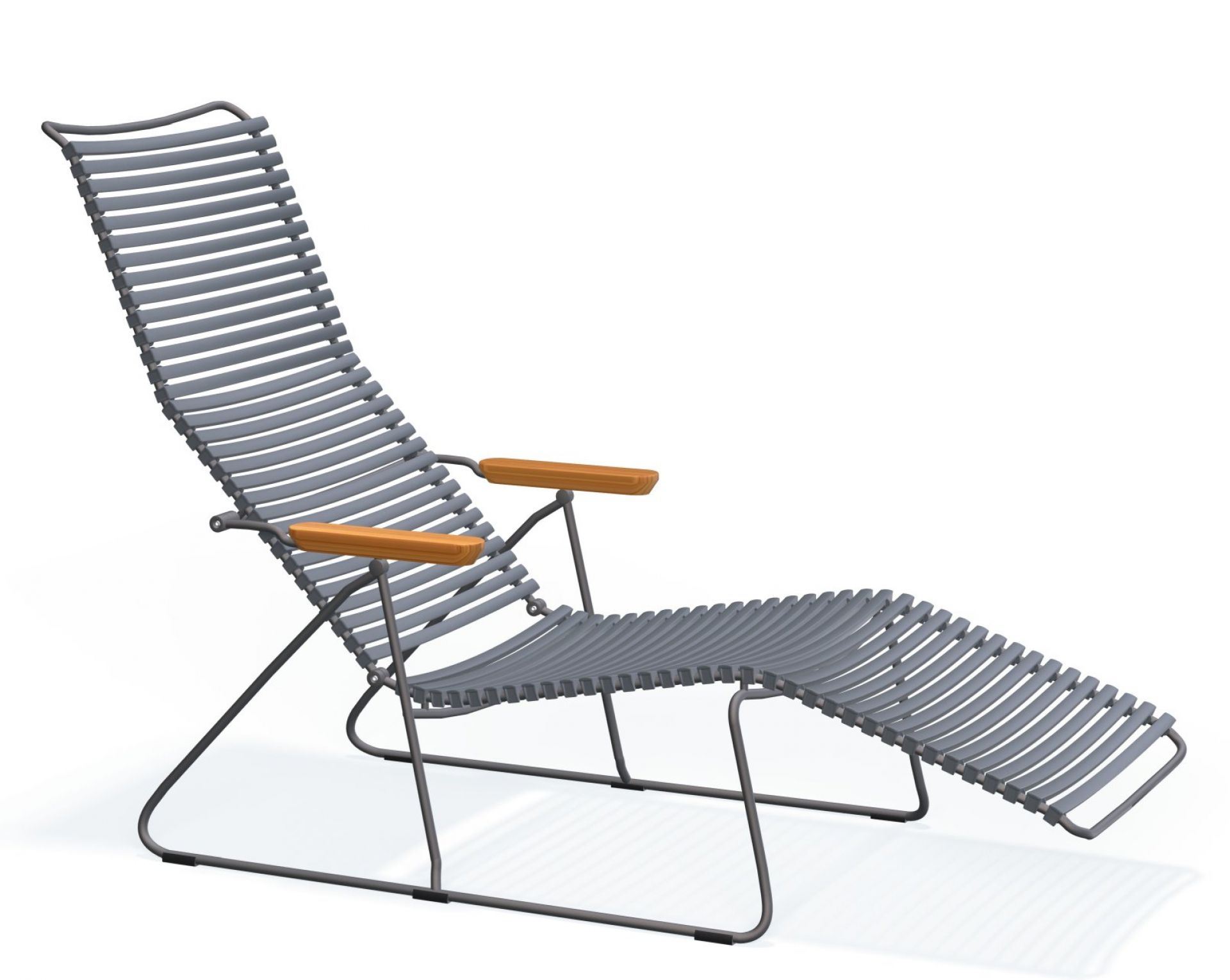 Click Sunlounger Outdoor Sonnenliege Houe Schwarz
