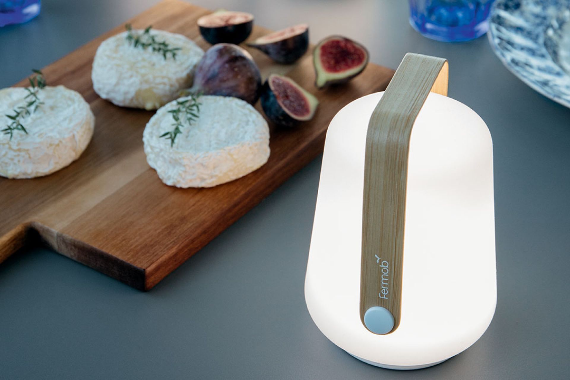 Balad Bamboo Tischleuchte H 12 cm 3-er Set  HONIG Fermob EINZELSTÜCK 