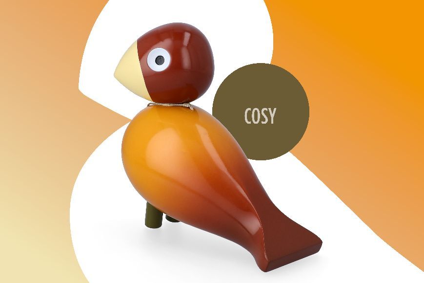 Story Bird Cosy Vogel-Holzfigur Kay Bojesen