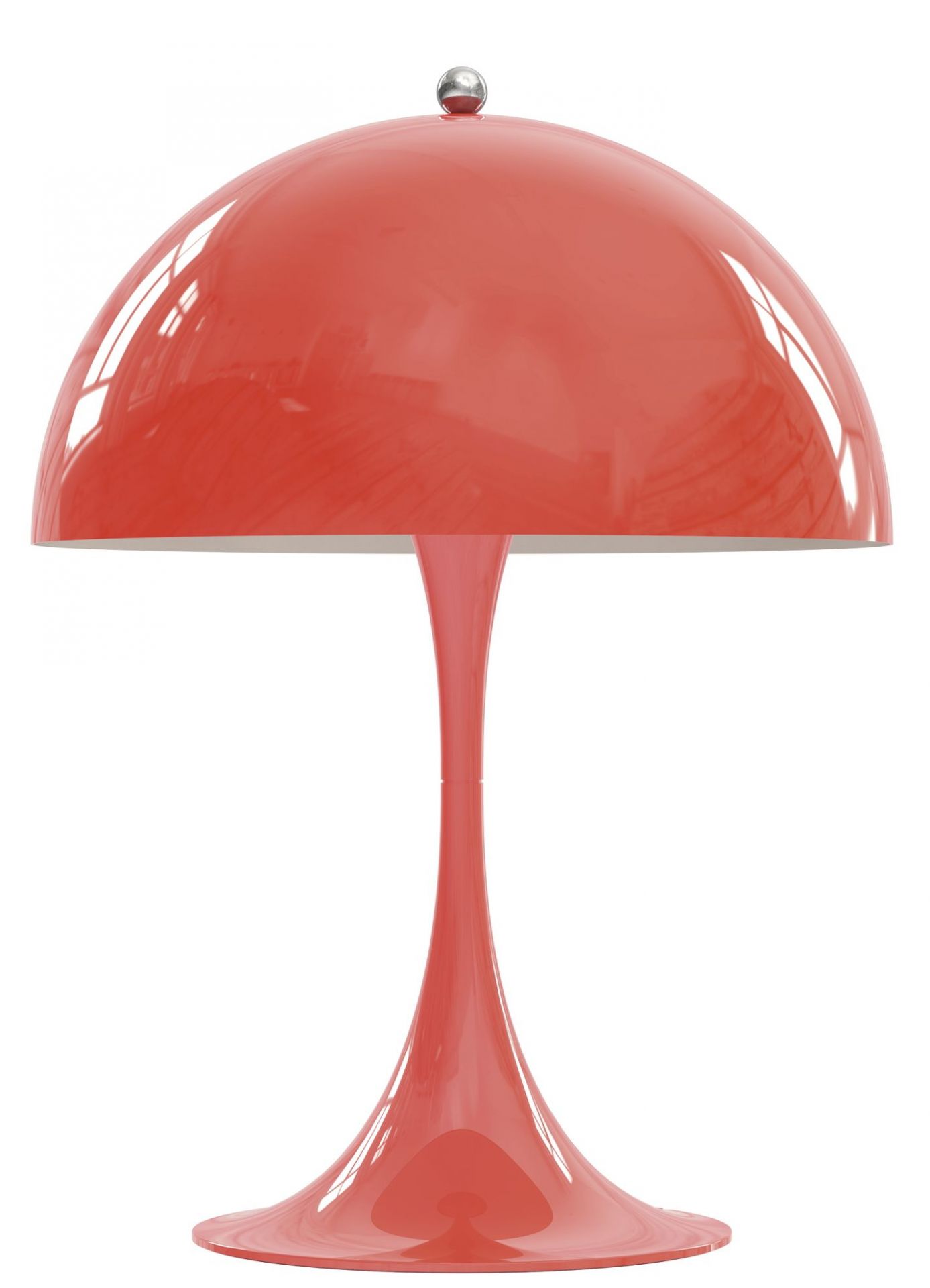 Panthella 250 Table lamp LED Tischleuchte Louis Poulsen Metall Koralle lackiert