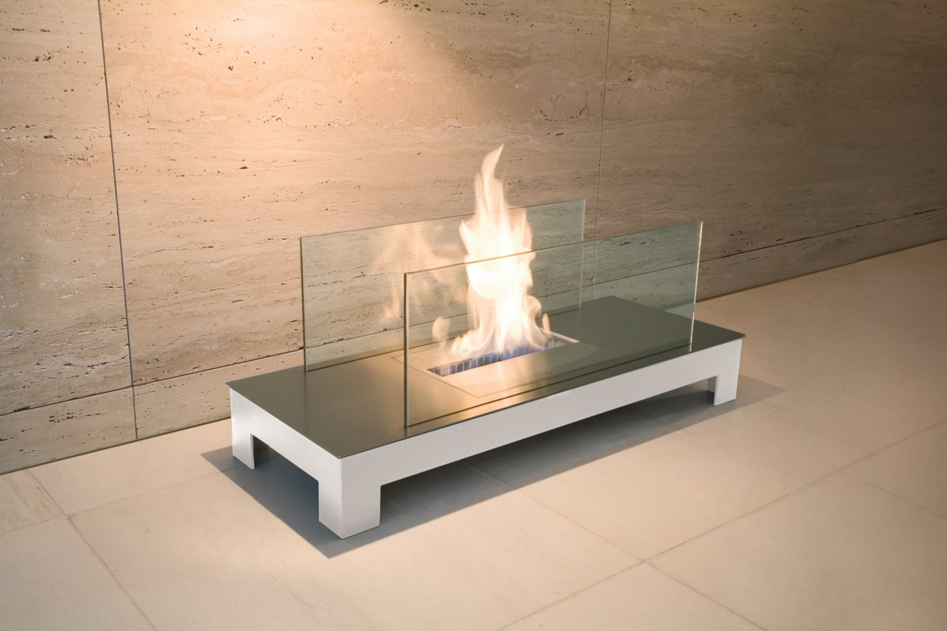 Floor Flame Ethanol Kamin Radius