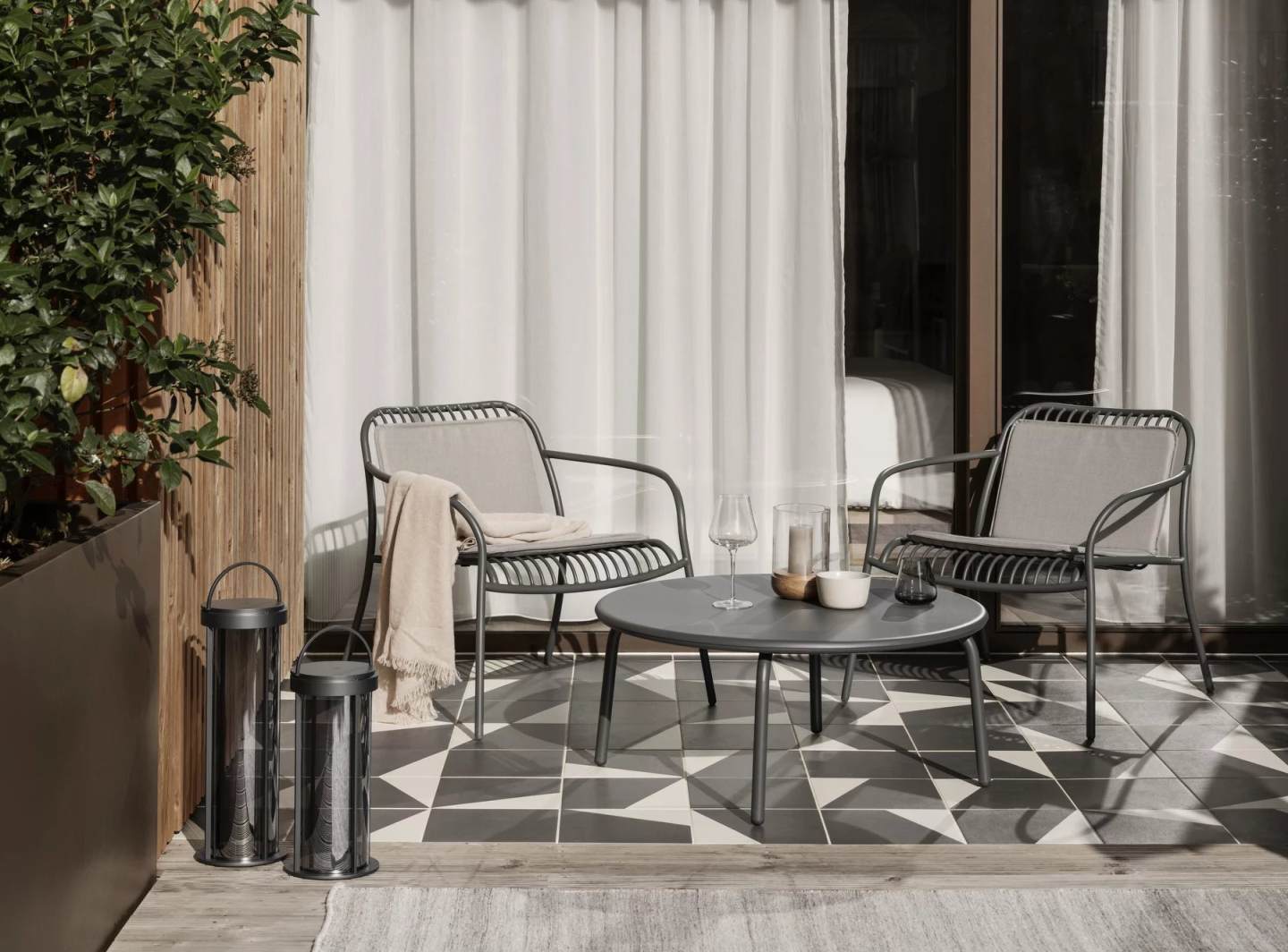 Kiva Rug Teppich Outdoor B 140 cm Blomus