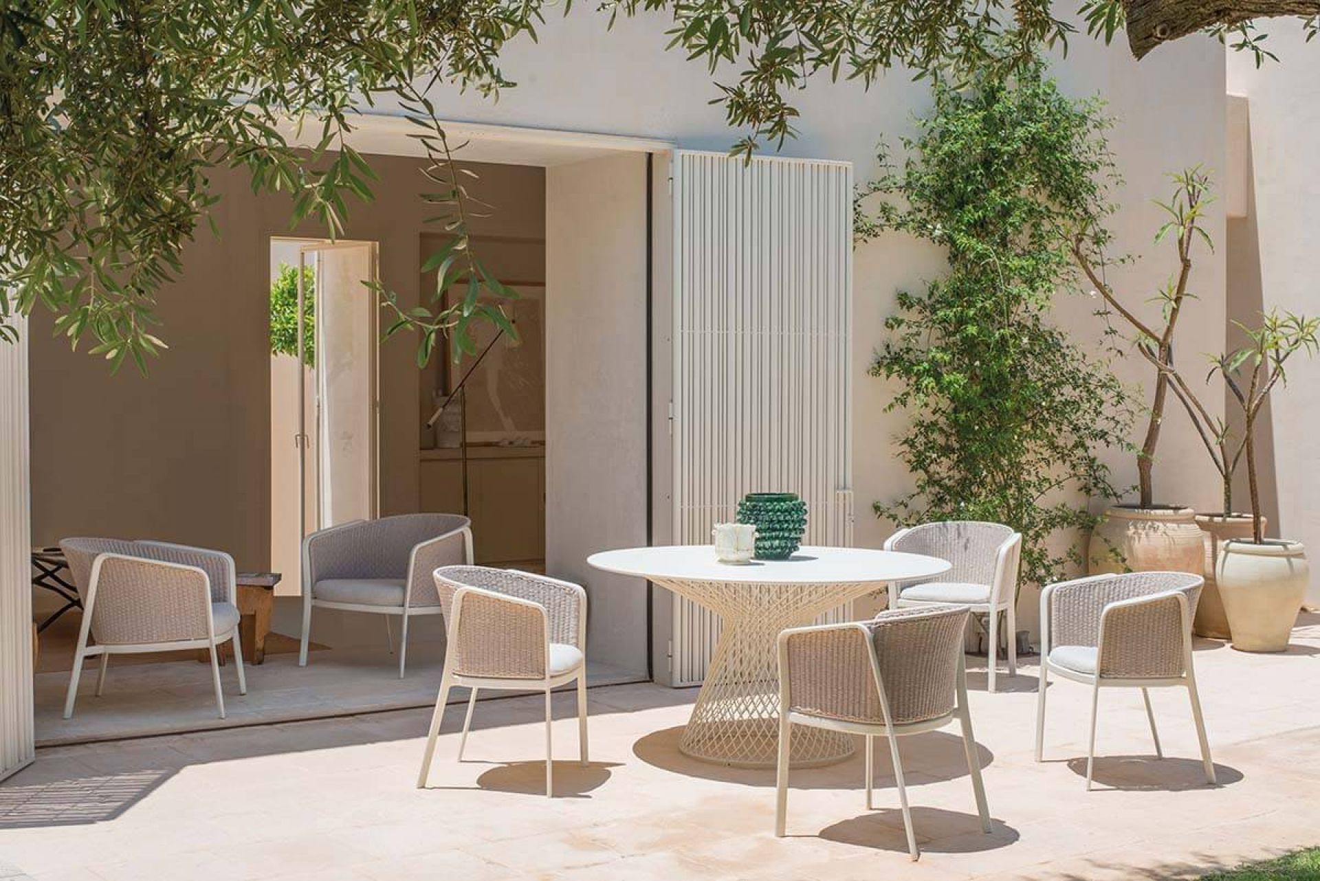 Carousel 1216 Outdoor Loungesessel Emu Indian braun / Melange Braun