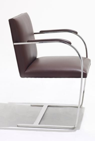 Brno Tubular Stuhl Flachstahl Knoll International