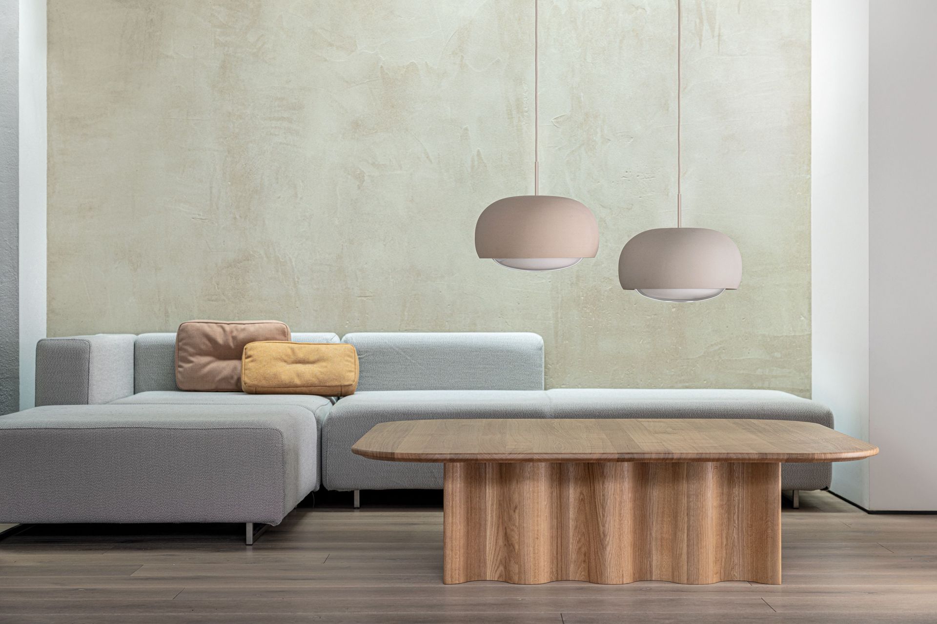 Curtain Couchtisch Rechteckig Eiche massiv Zeitraum