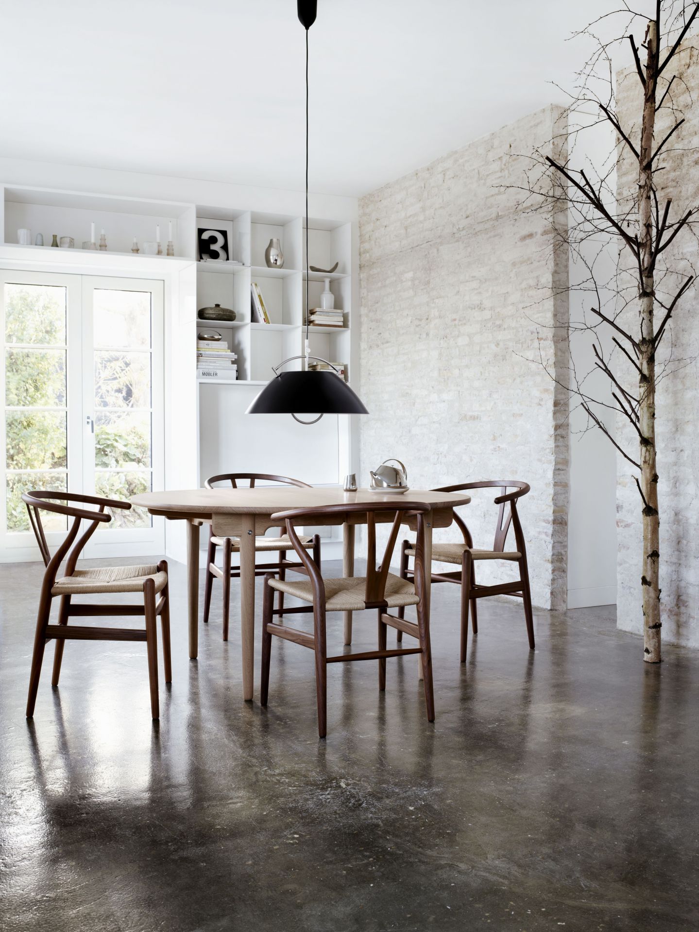CH337 Ovaler Esstisch ausziehbar Carl Hansen & Søn