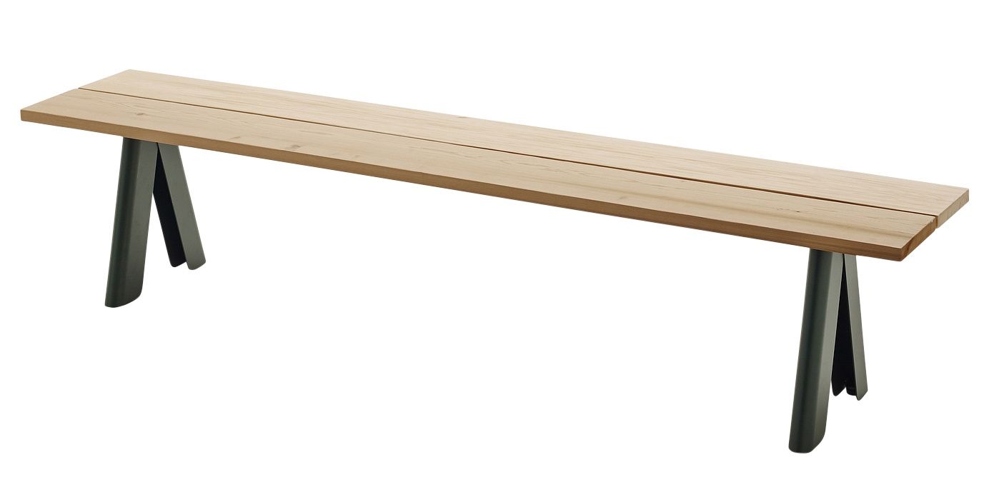 Overlap Bench Bank Outdoor Skagerak by Fritz Hansen Hunter green