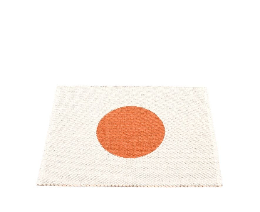 Vera Small One Kunststoffteppich 70x90 cm Pappelina Orange