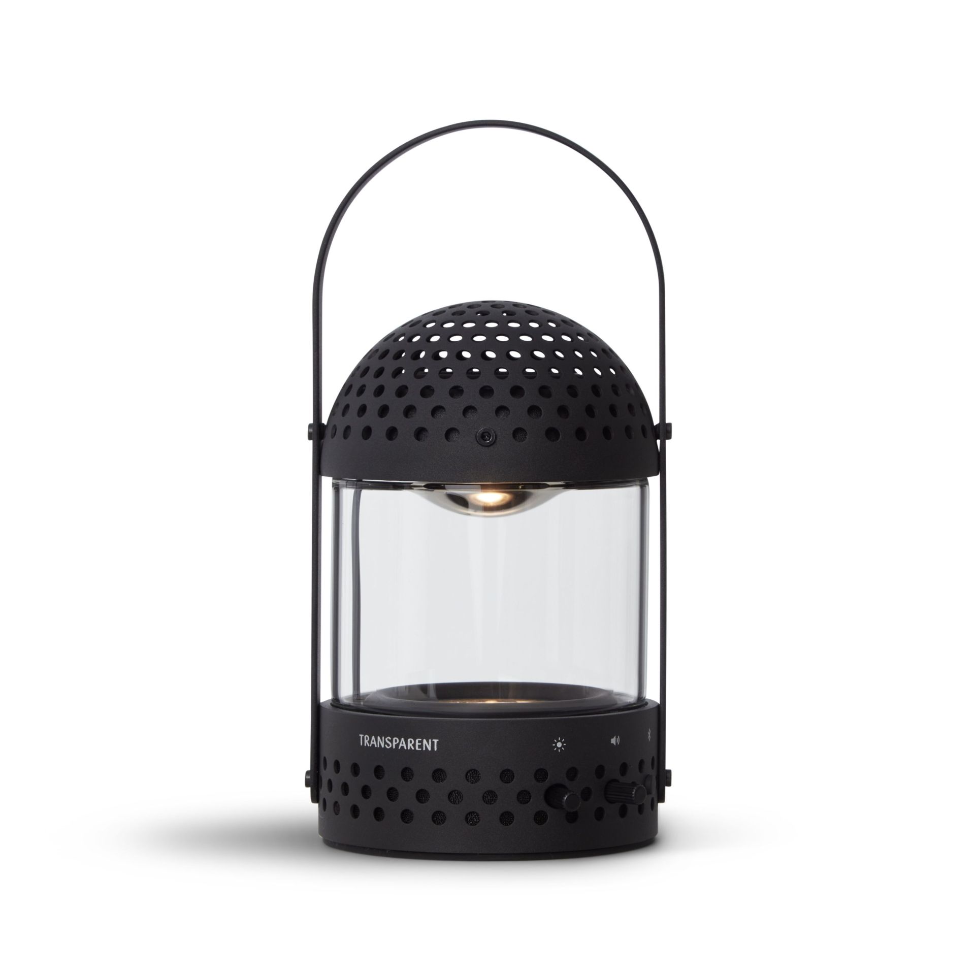 Leichter Lautsprecher Transparent schwarz