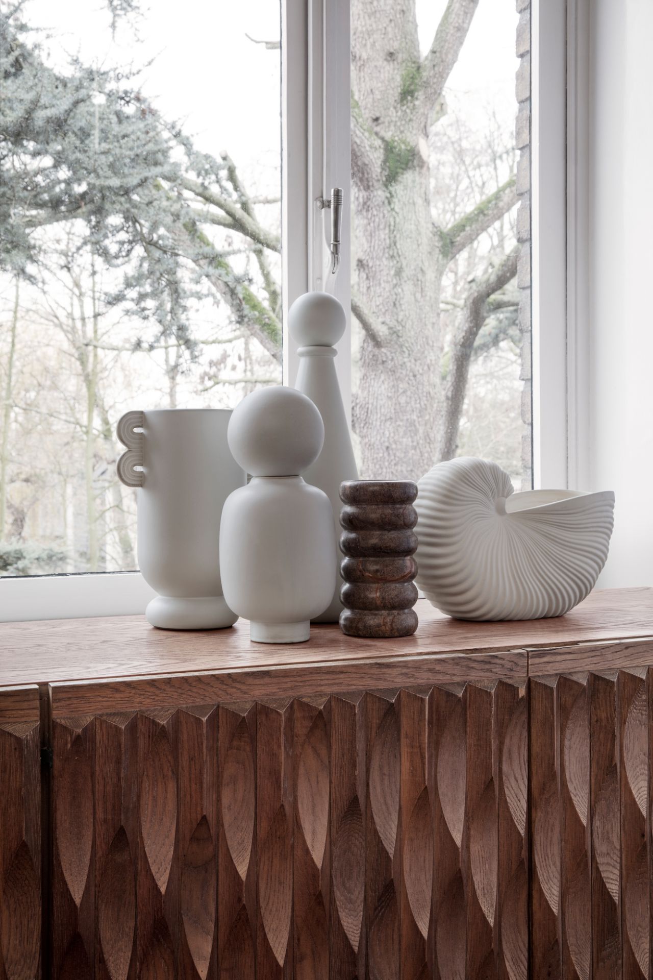 Shell Pot Vase Ferm Living EINZELSTÜCK