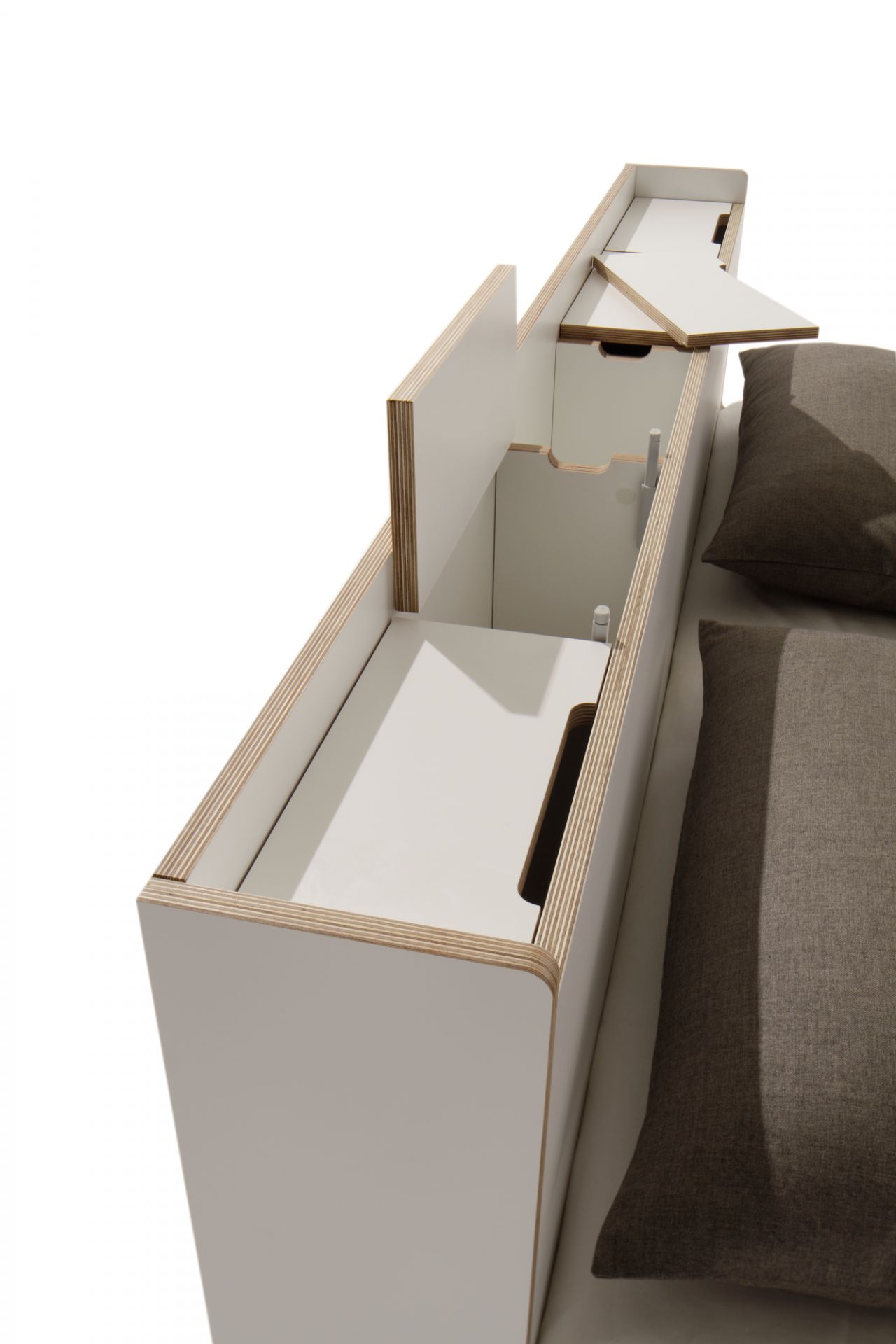 Nook Doppelbett CPL Weiß Müller Möbelwerkstätten 140x200 cm