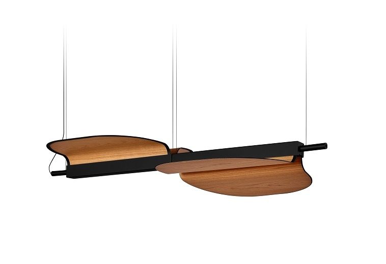 Omma 2 Leaves Pendelleuchte mit 2 Elementen LZF Lamps
