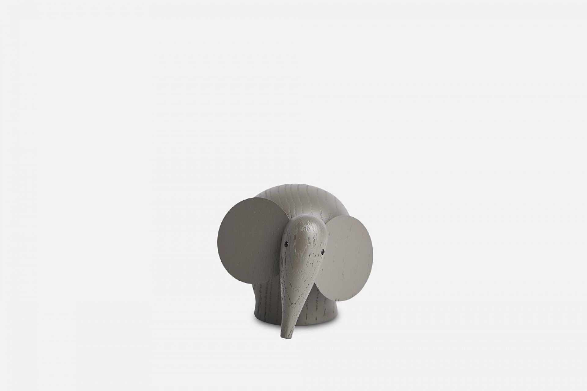Nunu Elephant Holzelefant Taupe Woud EINZELSTÜCK