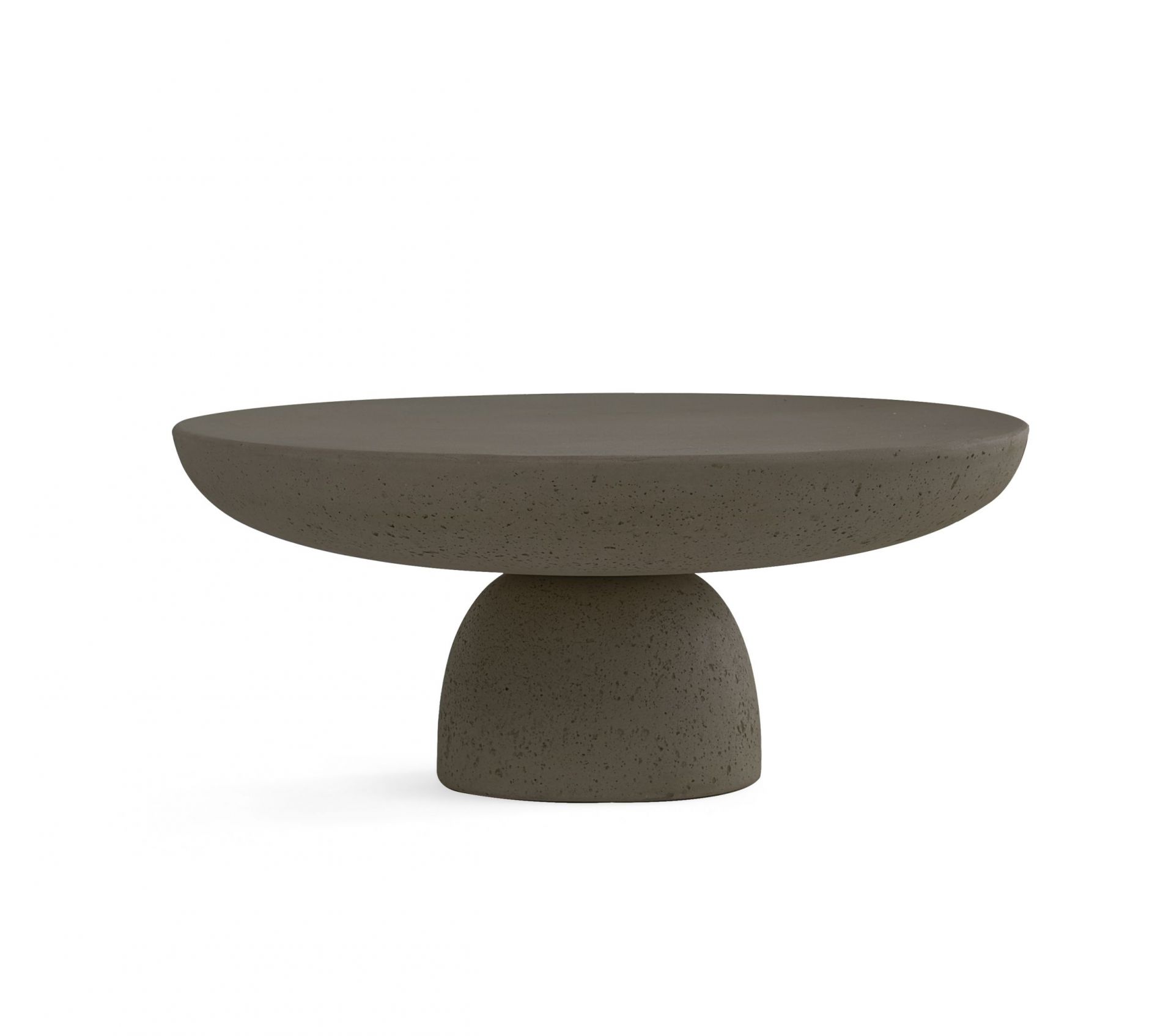 Olo Beton Couchtisch Ø70cm anthrazit Mogg