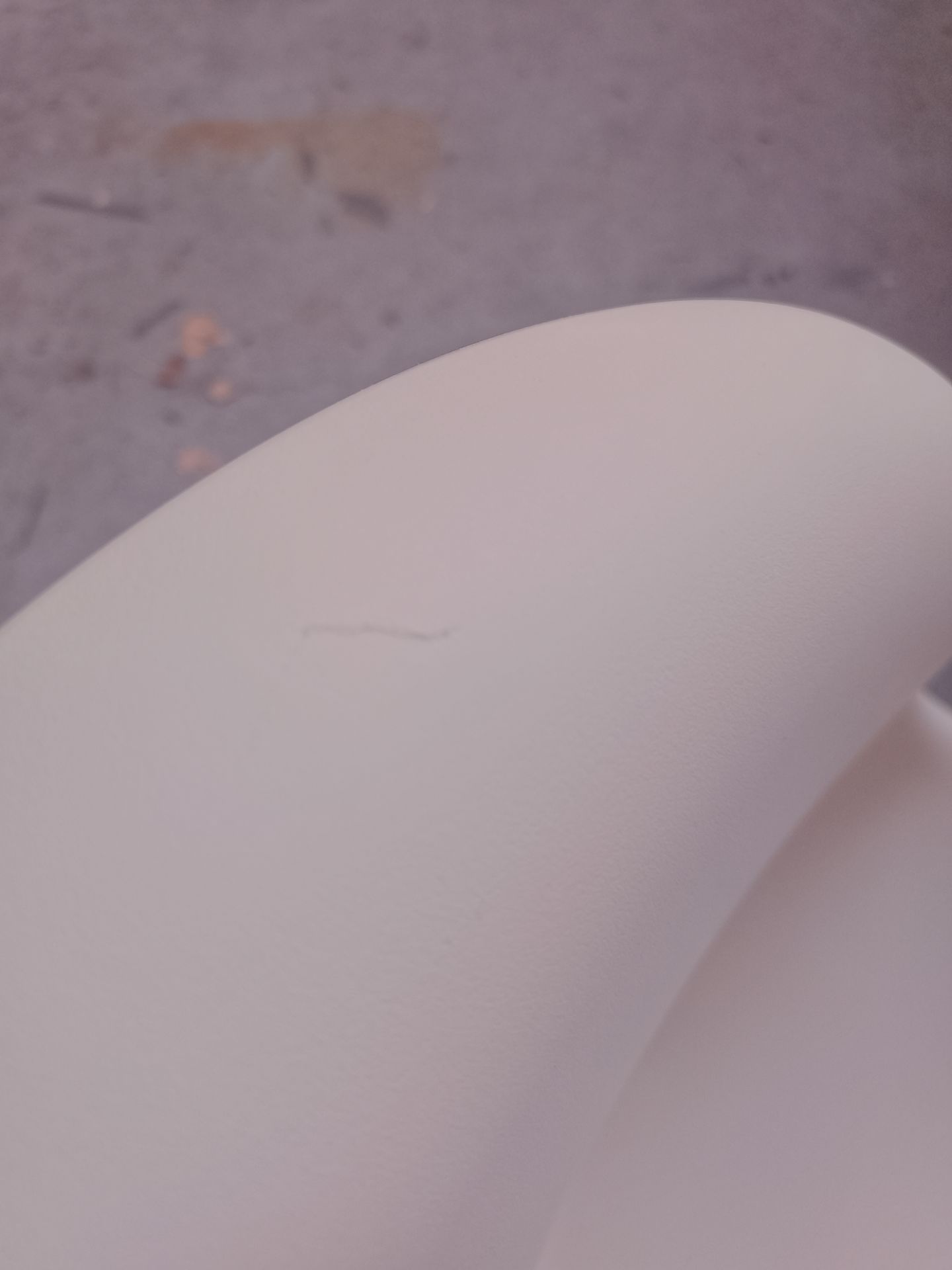 Panton Chair Kunststoff Stuhl Beige Vitra SPECIAL VERSION MÄNGELEXEMPLAR