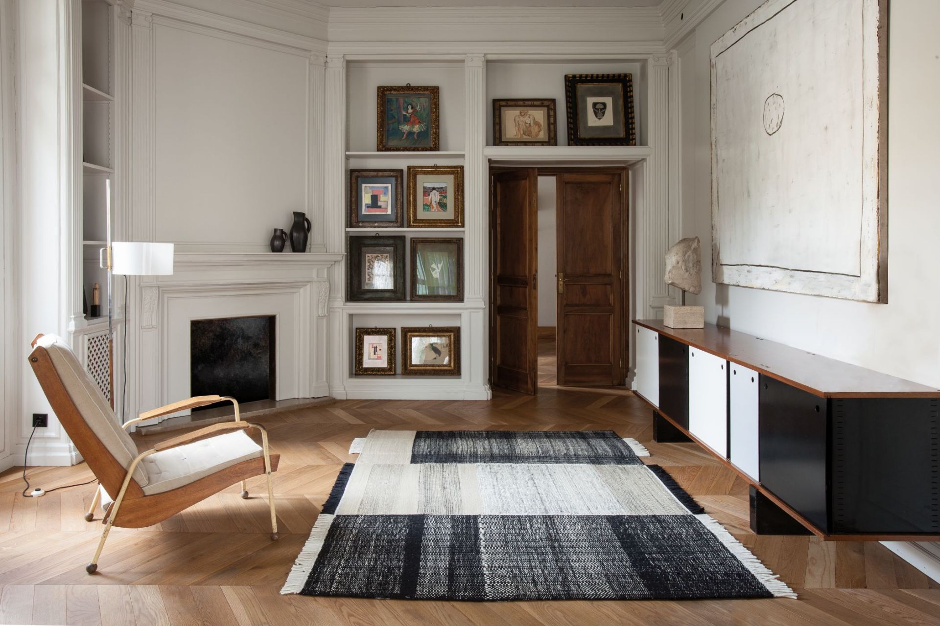 Tres Teppich Nanimarquina 170x240 cm schwarz