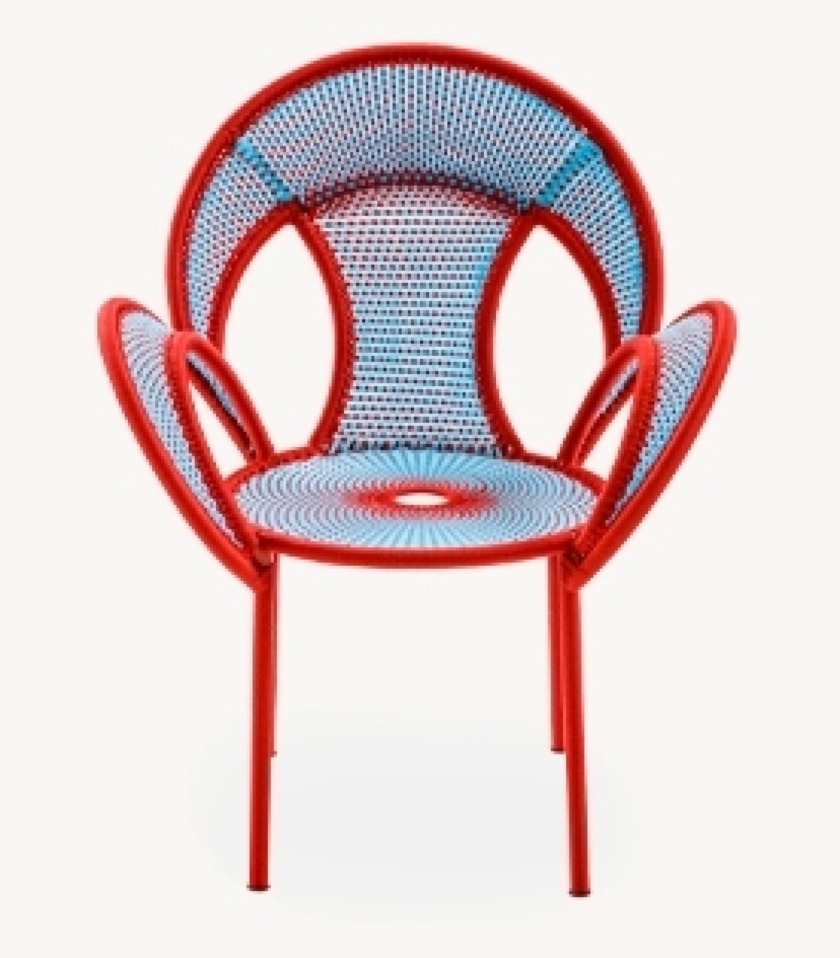 Banjooli Sessel M' Afrique Collection Moroso Wasser / Rot