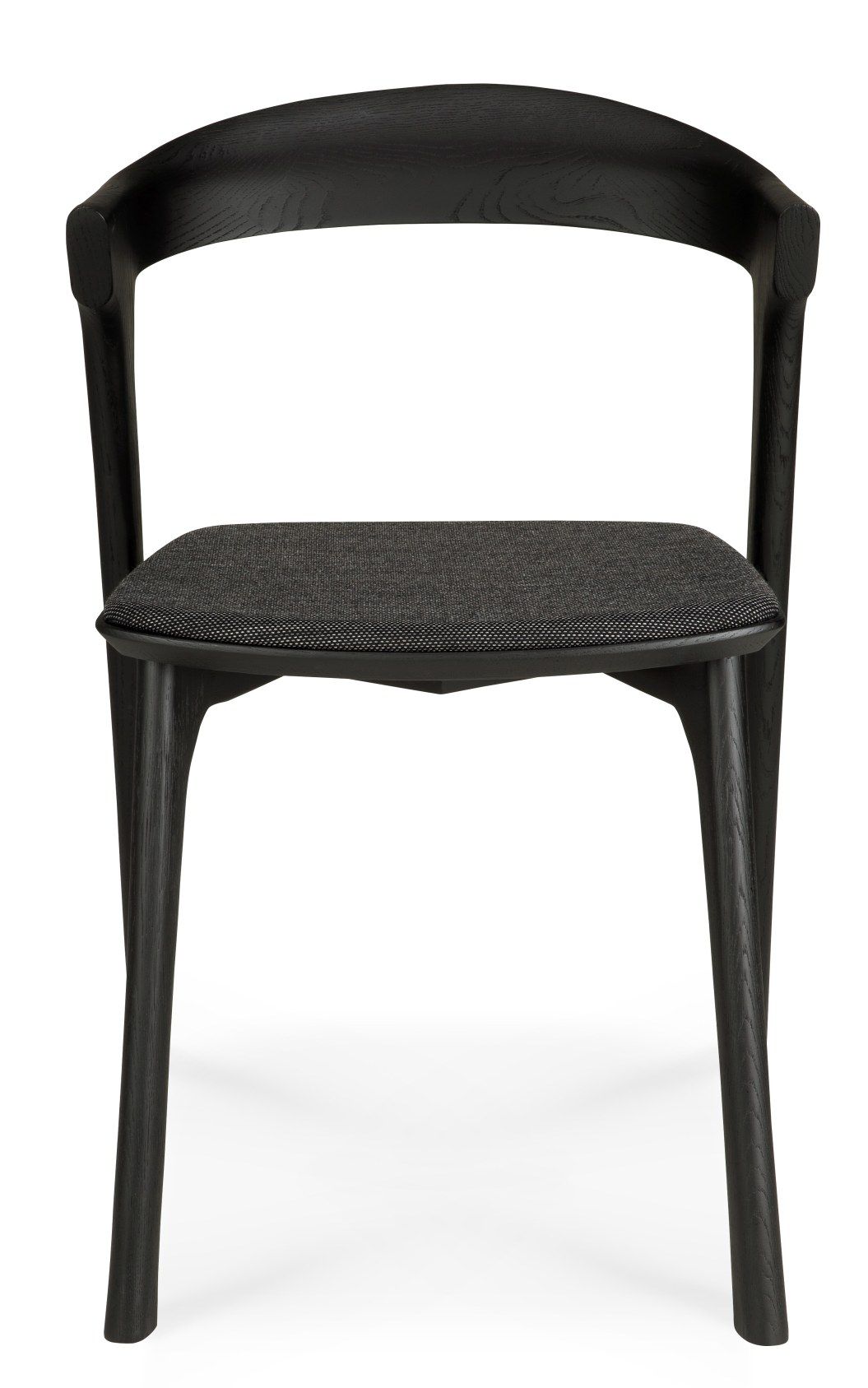 Bok Stuhl Eiche braun / Stoff Schwarz Ethnicraft
