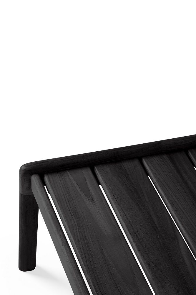 Jack Outdoor Beistelltisch Teak schwarz lackiert Ethnicraft