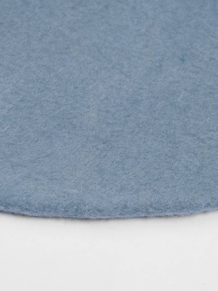 Mono Rund Filzteppich Ø 160 cm myfelt Mia (hellblau)