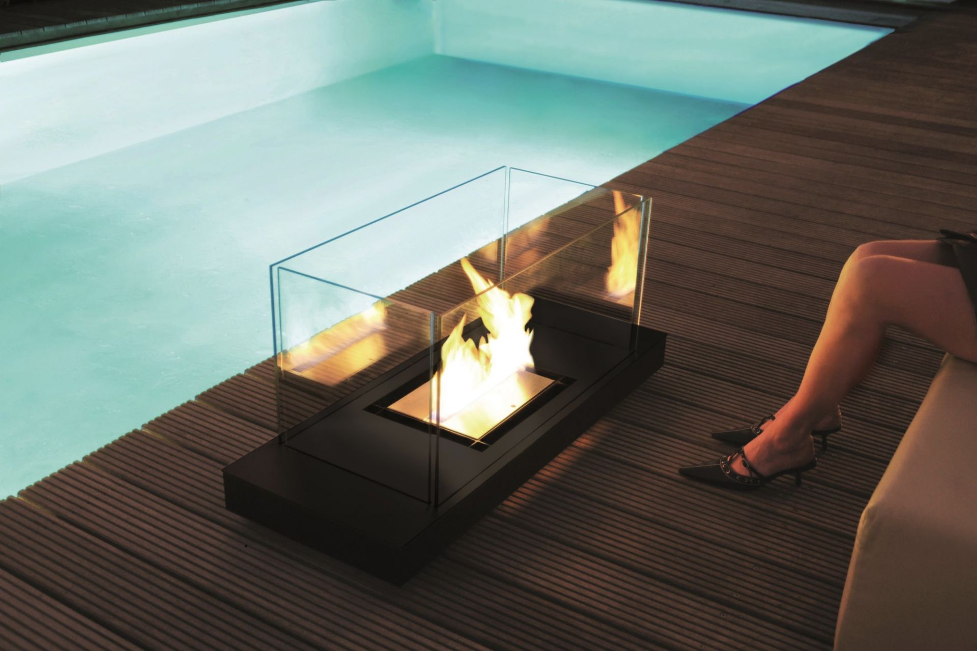Uni Flame Ethanol Kamin Radius