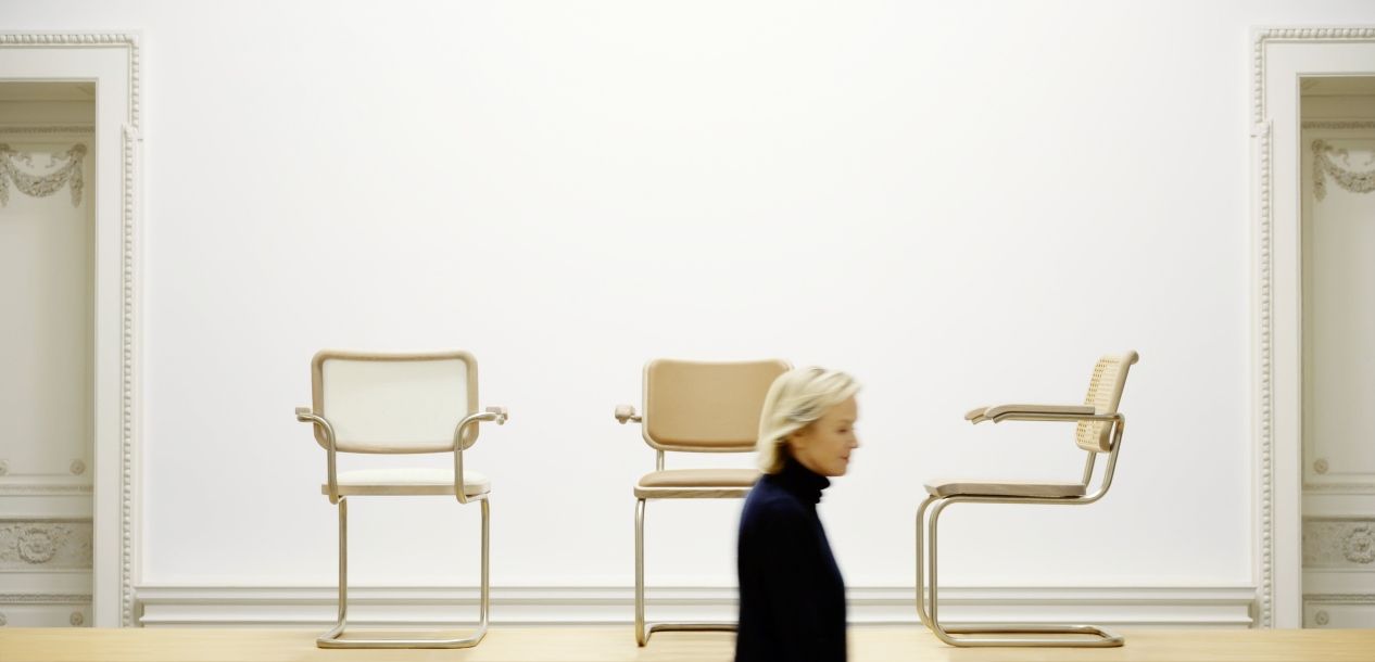 JS. Thonet by Jil Sander S 64 V / S64V Freischwinger Thonet 