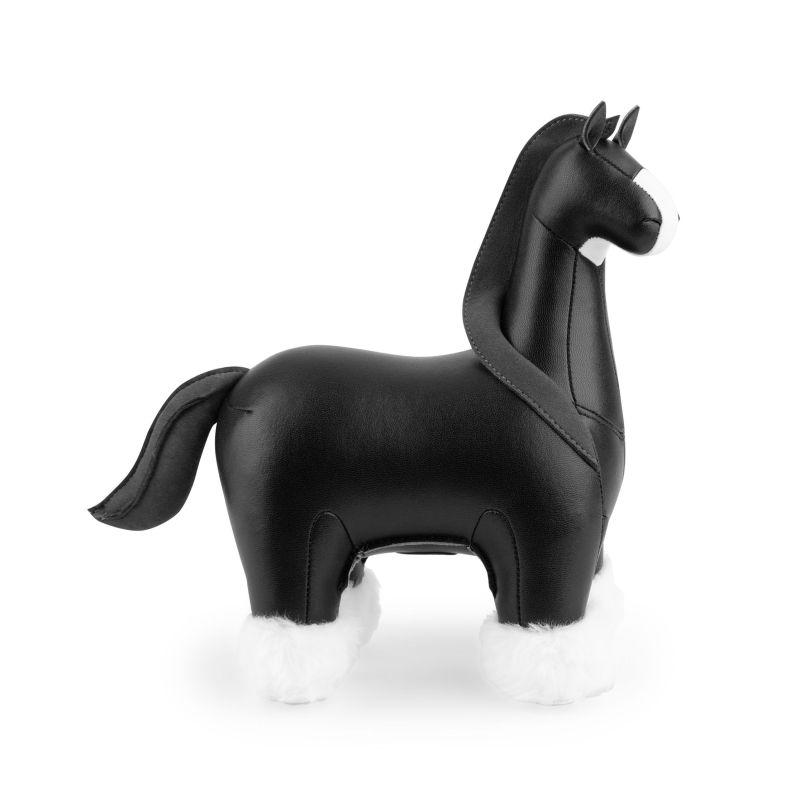 Buchstütze Pferd Shire schwarz/dunkelgrau Züny