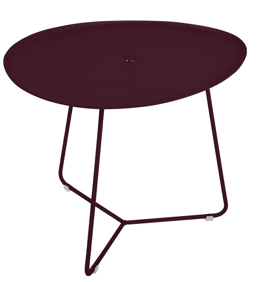 Cocotte kleiner Outdoor Tisch Fermob Schwarzkirsche Cocotte kleiner Outdoor Tisch Fermob Schwarzkirsche