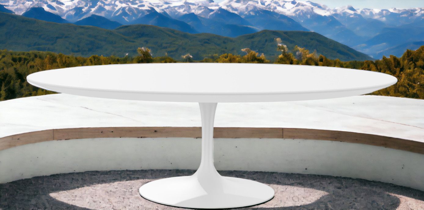 Outdoor Saarinen rund Couchtisch Ø 107 cm Knoll International