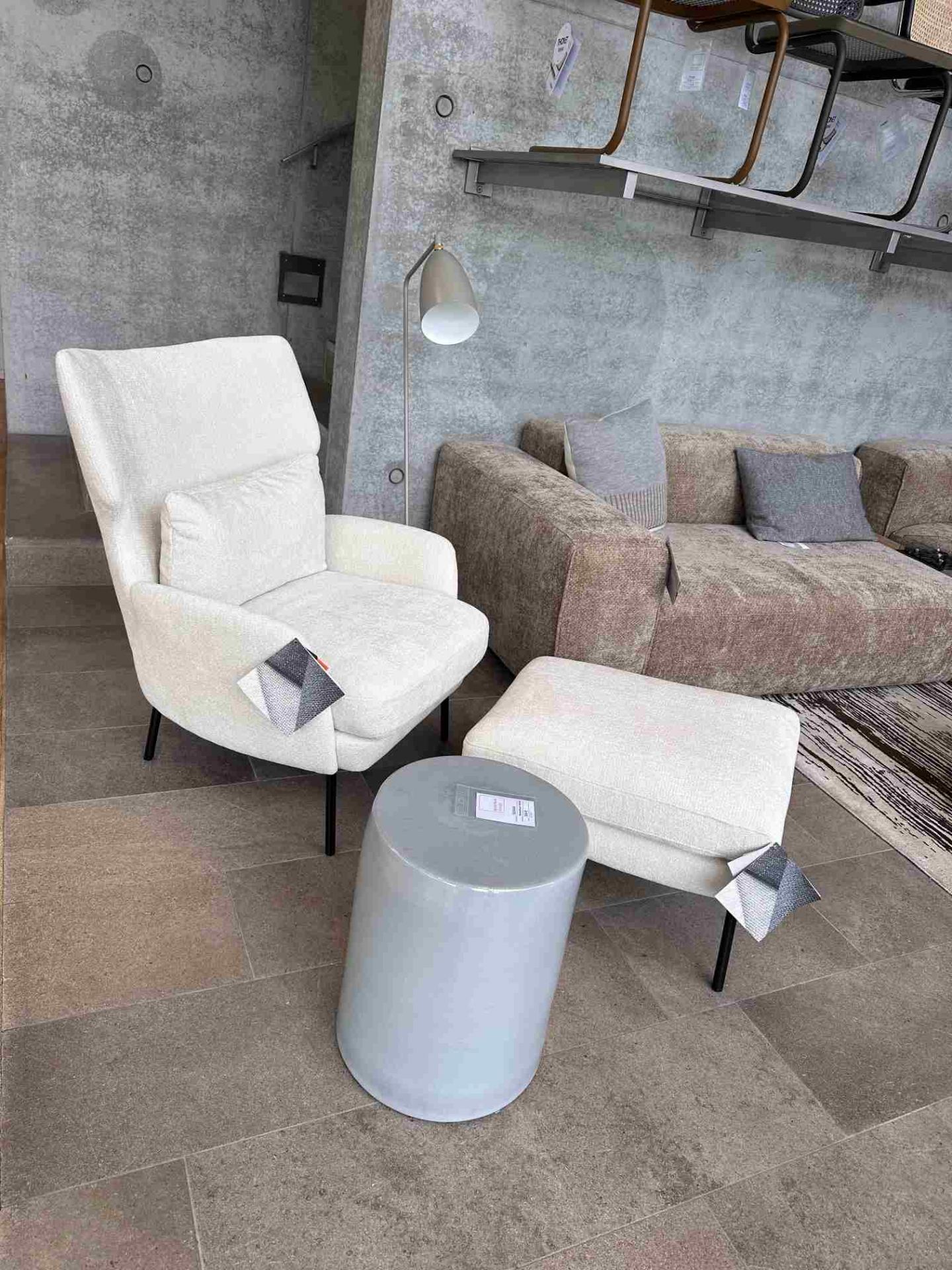 Seatrelax Sessel & Ottoman Hausmodell ed design