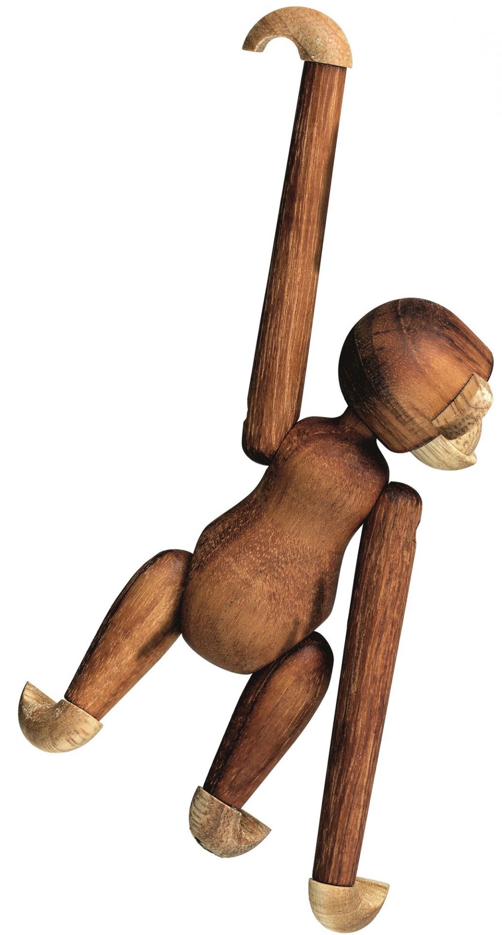 Affe mini Holzfigur Teak Kay Bojesen