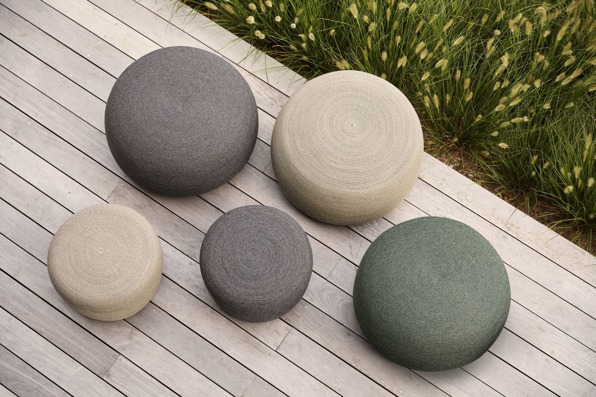 Circle Hocker Cane-Line