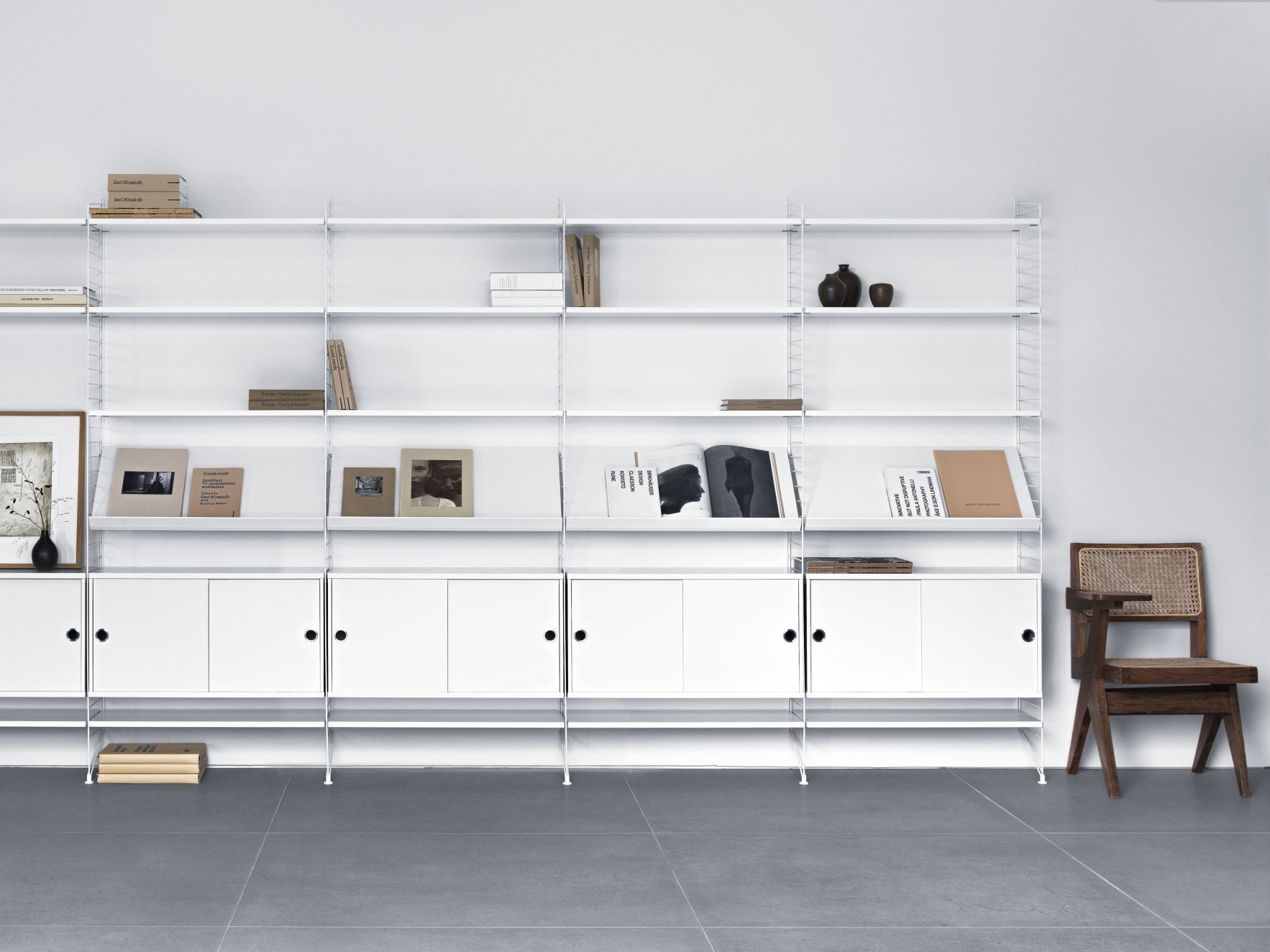 String Wohnzimmer Wand Regalsystem G String Furniture 
