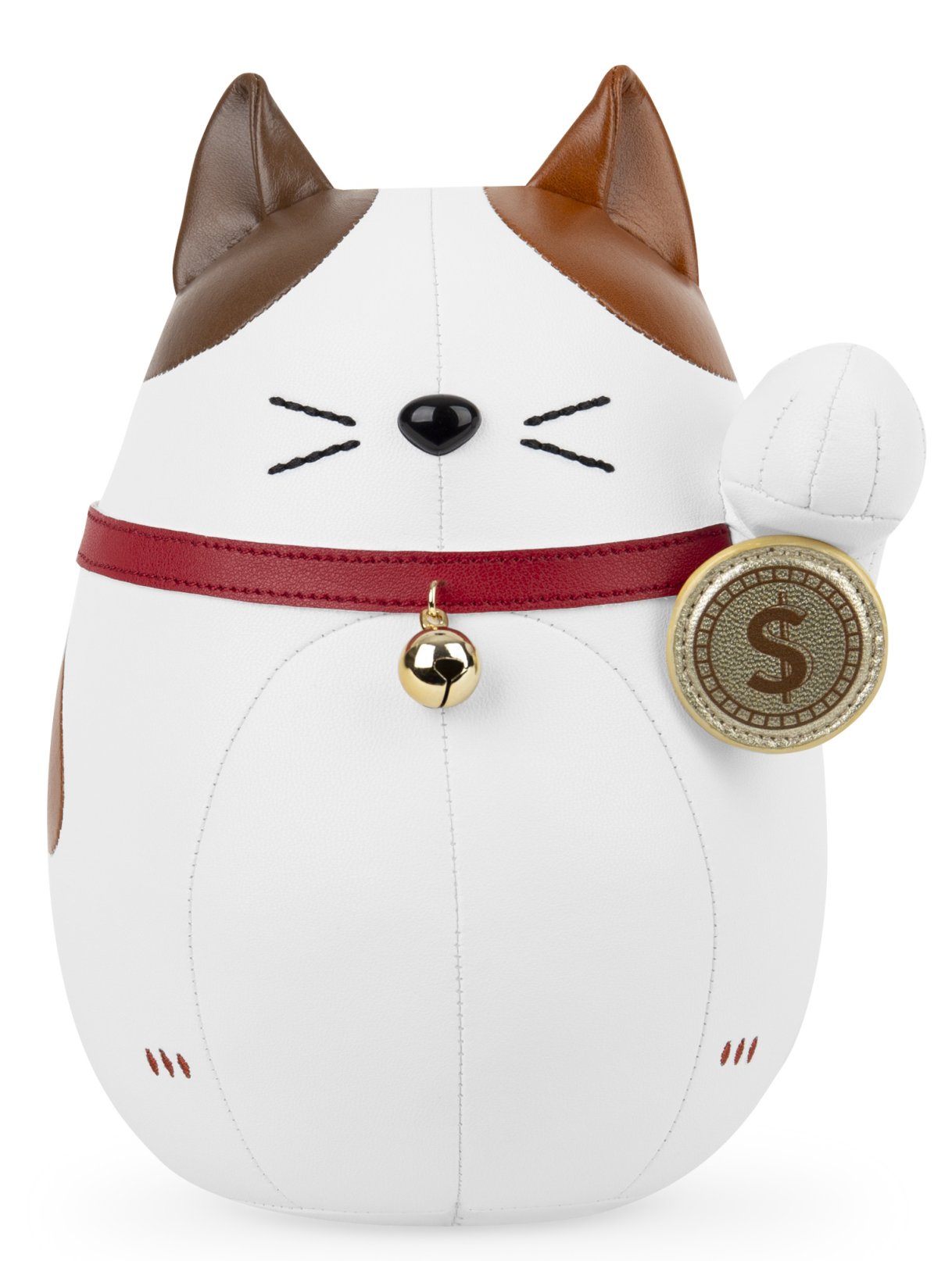 Buchstütze Lucky Cat Fu Tan / Weiß Züny Buchstütze Lucky Cat Fu Tan / Weiß Züny