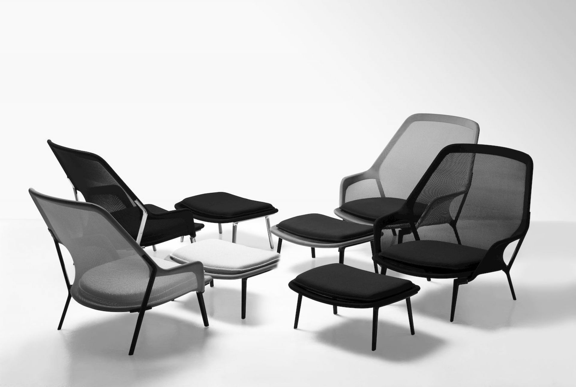 Slow Chair & Ottoman Sessel Vitra