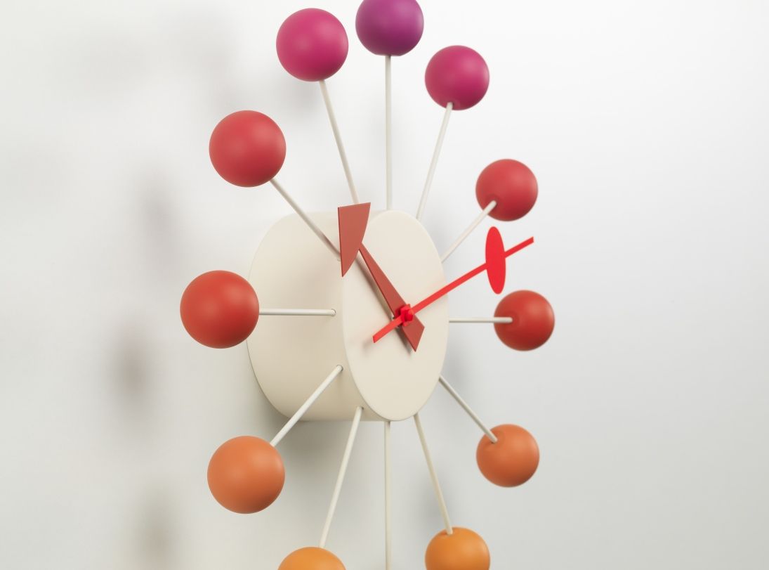 Ball Clock Wanduhr Sunset Vitra LIMITED EDITION 